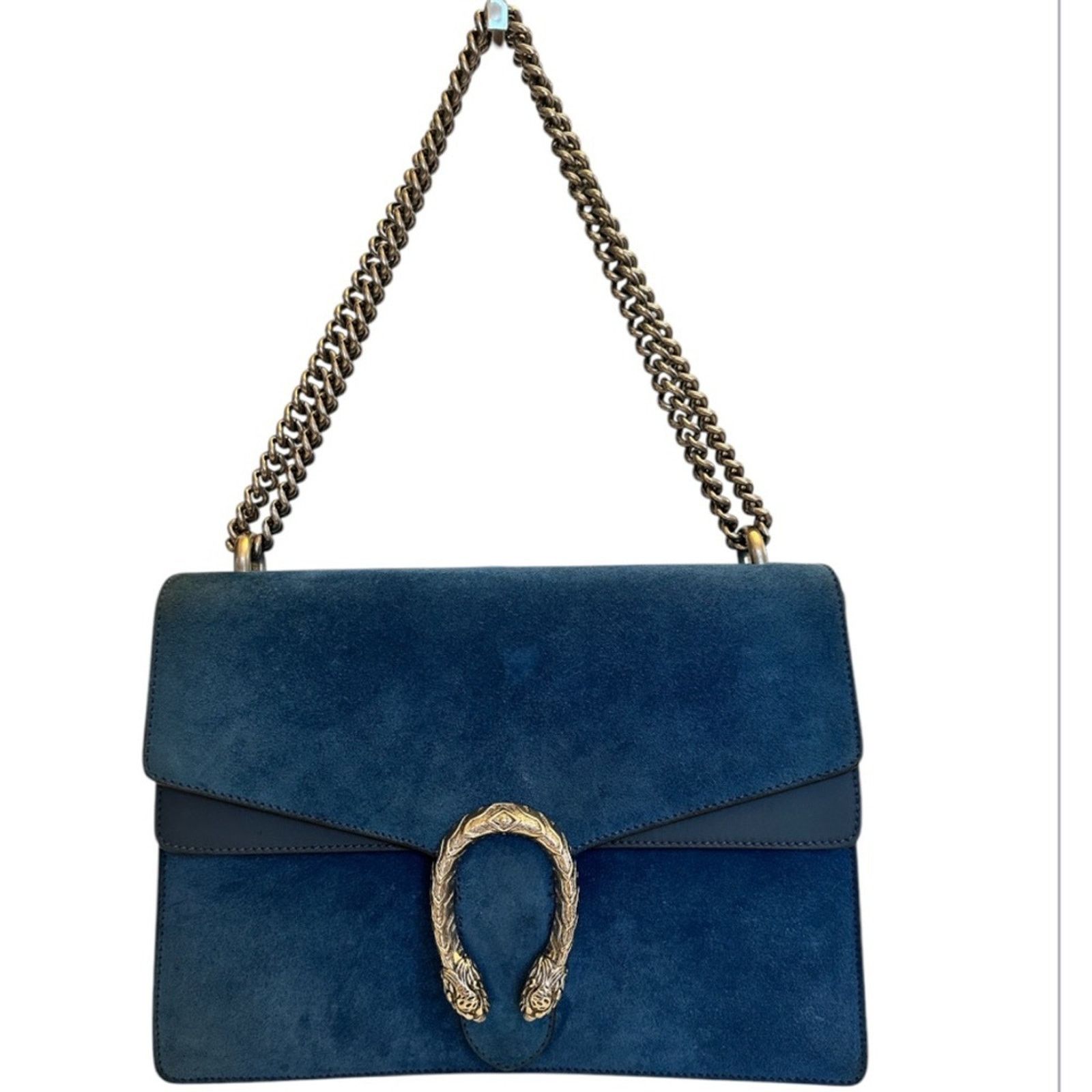 Gucci Gucci Dionysus Blue Suede Bag Size ONE SIZE - 1 Thumbnail