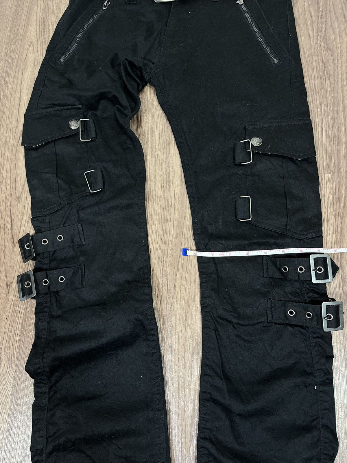 If Six Was Nine × Japanese Brand Berning Sho Leopard Strap Bondage Pants Size US 31 - 17 Thumbnail