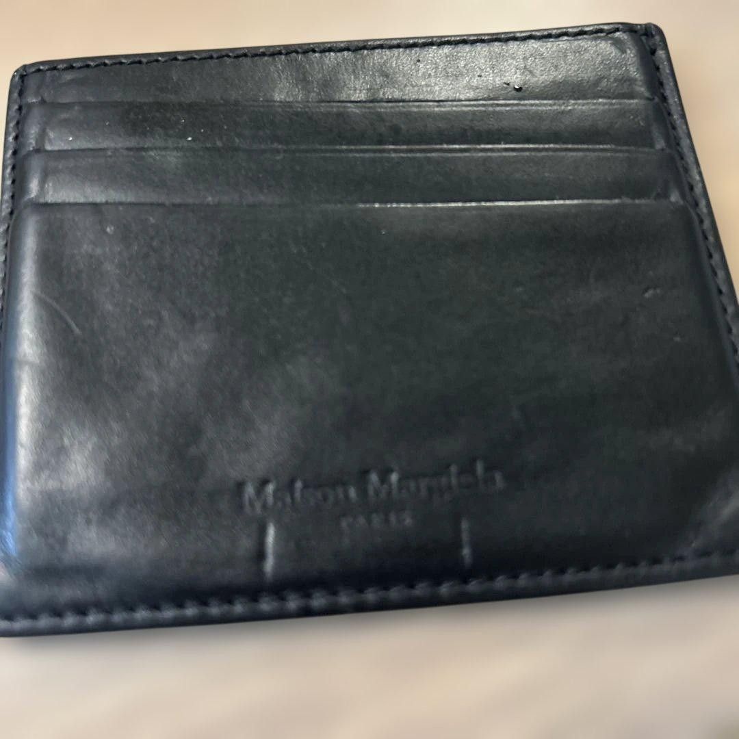 Maison Margiela 4 Stitch Motif Leather Card Case Wallet Size ONE SIZE - 3 Thumbnail