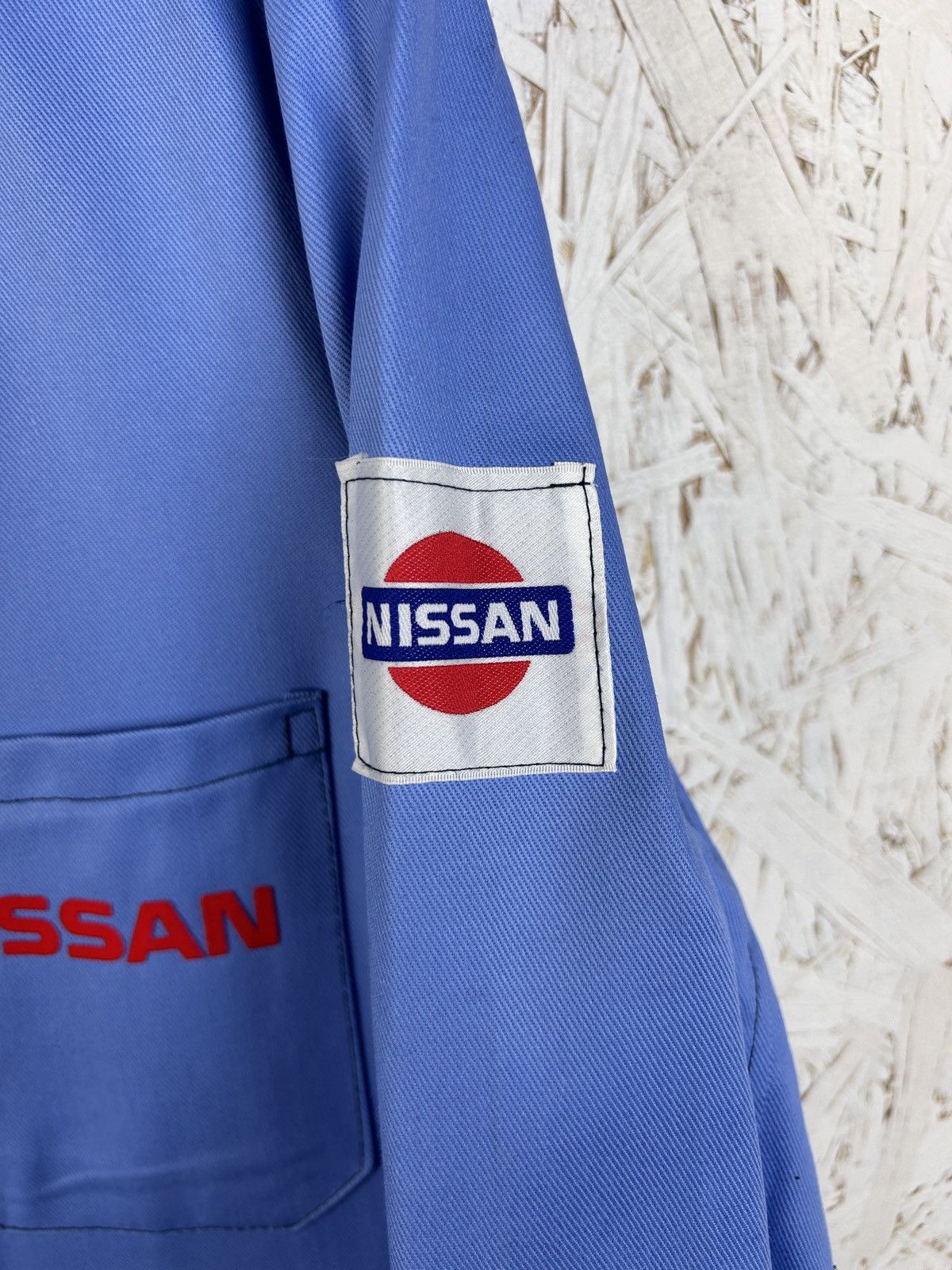 Vintage Vintage Nissan Japan JDM Mechanic Coat In Blue Size US L / EU 52-54 / 3 - 4 Thumbnail