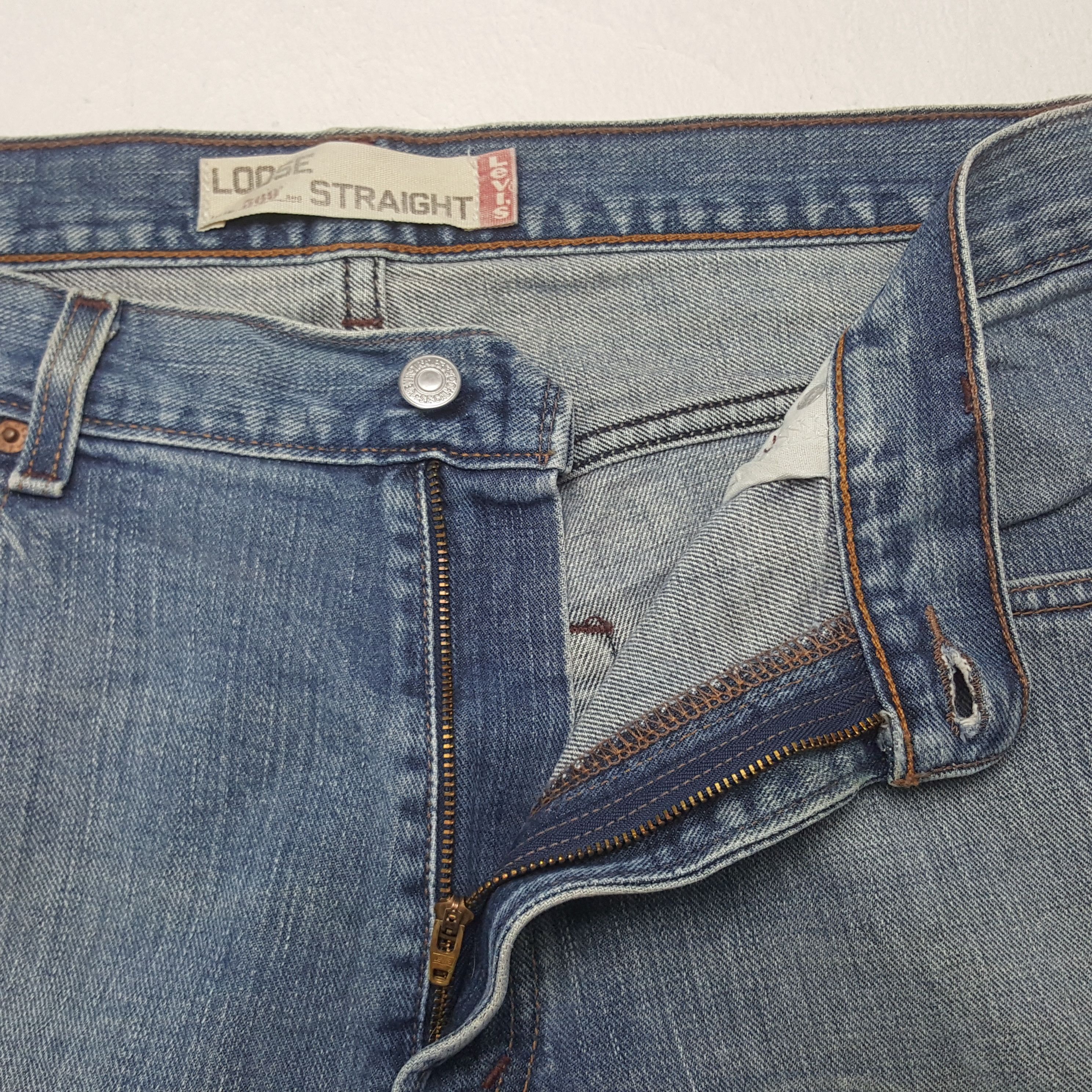Levi's × Vintage Vintage Levi's American Distressed Denim Jeans C280N18 Size US 33 - 7 Thumbnail