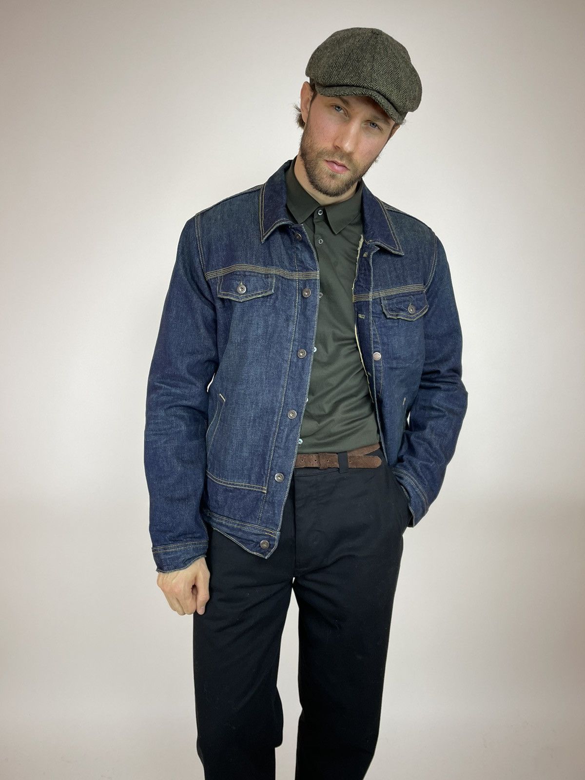 Timberland Timberland Denim Sherpa Jacket Mens size XL Size US XL / EU 56 / 4 - 8 Thumbnail