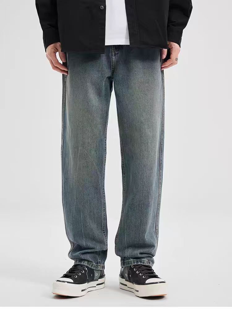Japanese Brand × Jean Vintage Street Wash Casual Loose Jeans Size US 36 / EU 52 - 3 Thumbnail