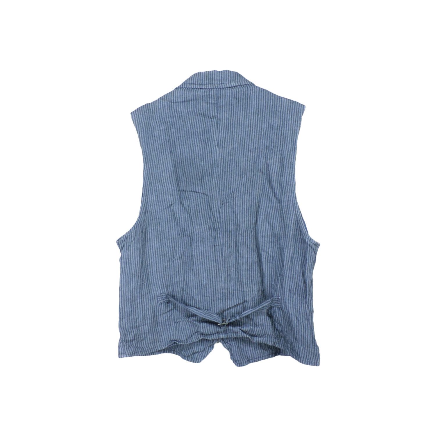 Romeo Gigli ROMEO GIGLI WABASH STRIPED DENIM VEST Size US L / EU 52-54 / 3 - 2 Thumbnail