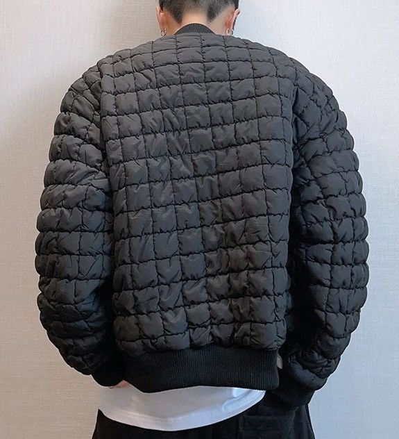 Japanese Brand × Vintage Outdoor retro y2k crinkle quilted bomber jacket Size US L / EU 52-54 / 3 - 2 Thumbnail