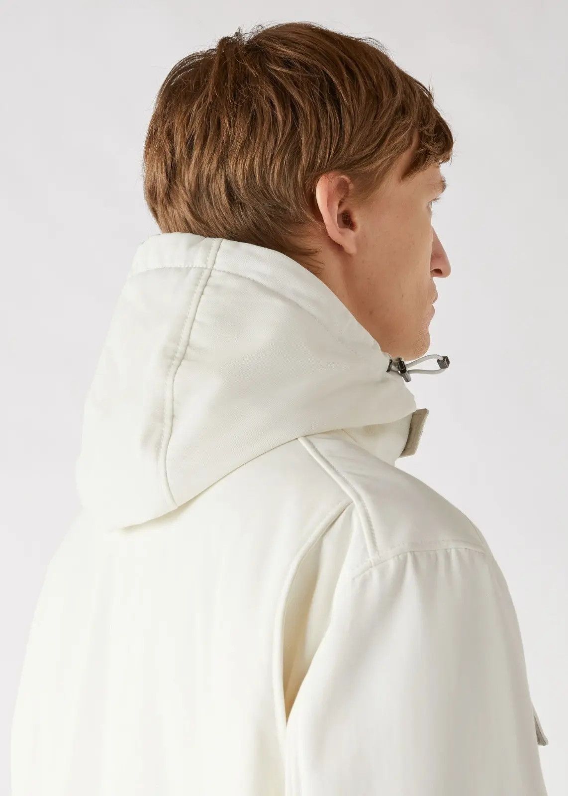 Loro Piana o1loc1c0125 Traveller Hooded Parka in White Size US XS / EU 42 / 0 - 2 Thumbnail