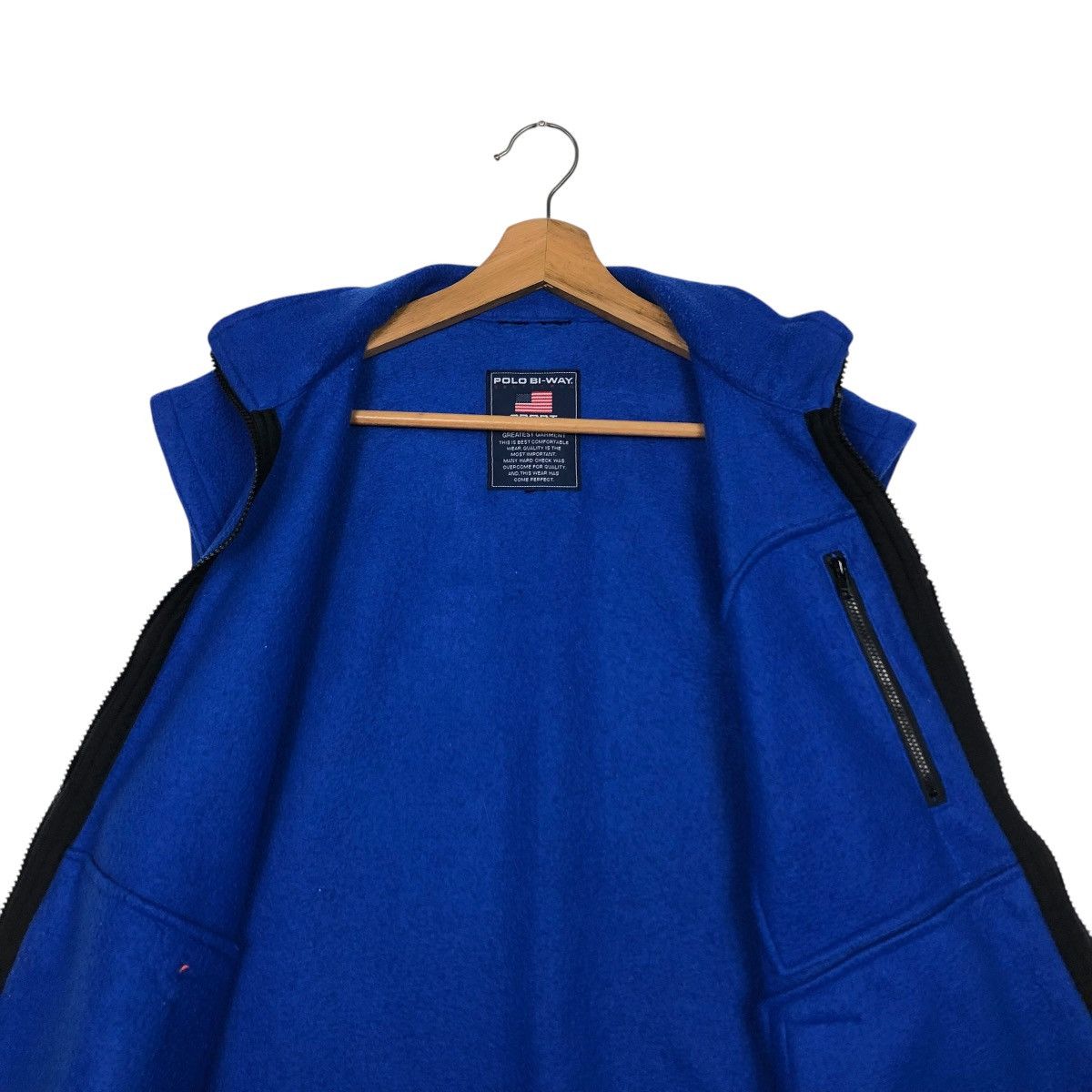Japanese Brand 🔥VINTAGE FLEECE VEST JACKET SPORTSWEAR POLO BI-WAY Size US M / EU 48-50 / 2 - 16 Thumbnail