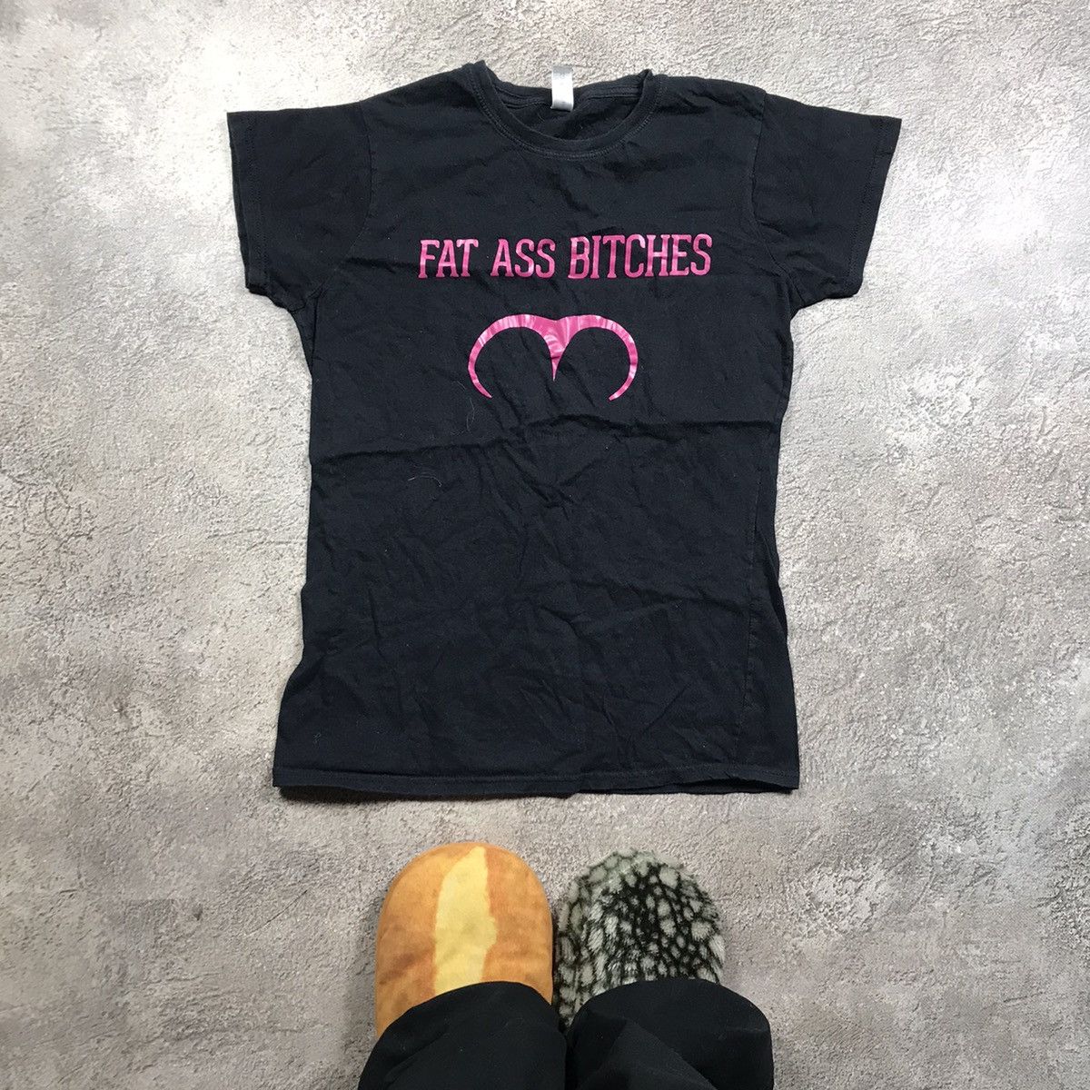 Vintage Y2K Vintage Graphic Tee Funny Print Streetwear Skate Black S Size S / US 4 / IT 40 - 1 Thumbnail