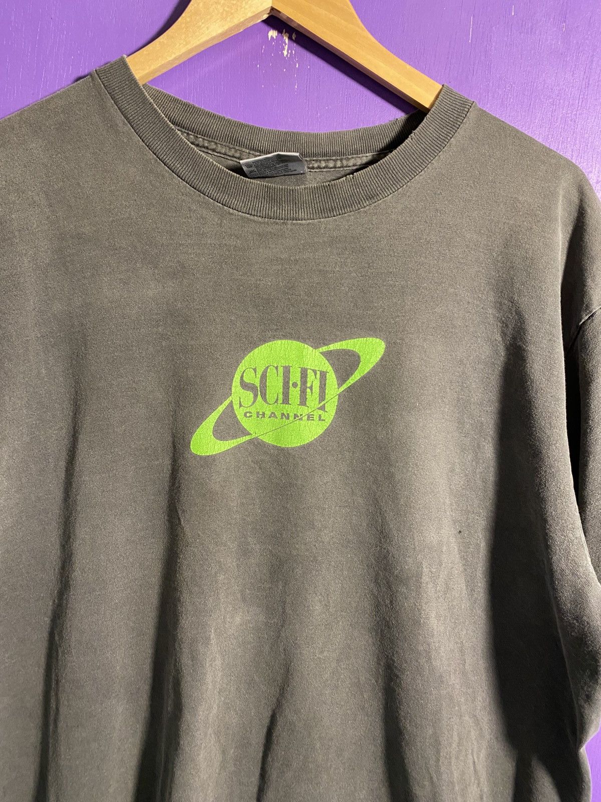 Other Vintage 90s Sci-fi channel faded t-shirt Size US XL / EU 56 / 4 - 3 Thumbnail