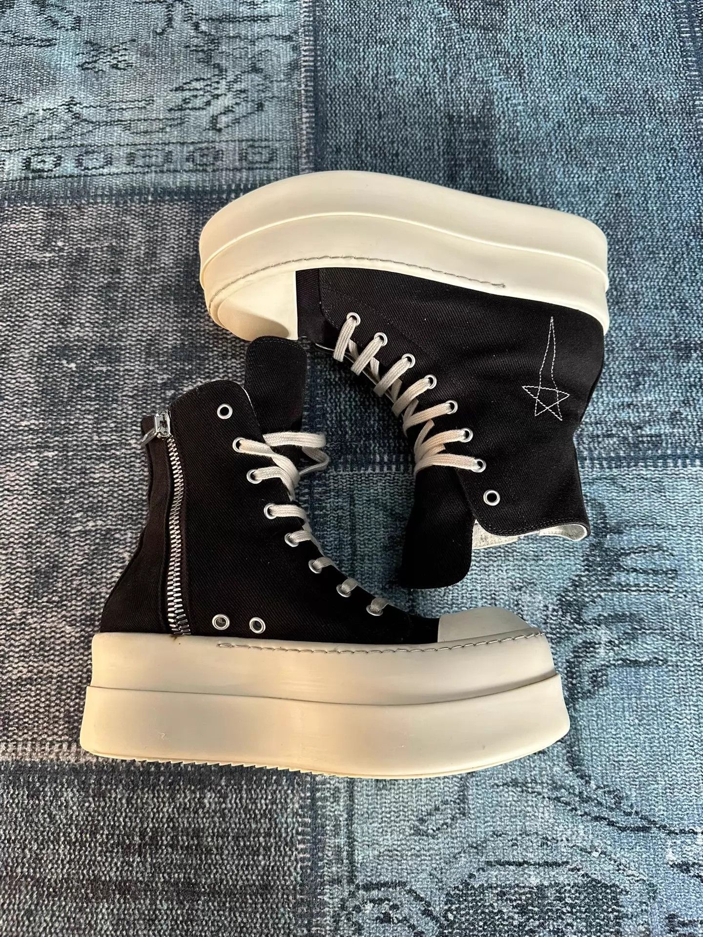 Rick Owens Rick Owens Women's 38 High Top Platform Sneaker Size US 7.5 / IT 37.5 - 2 Thumbnail
