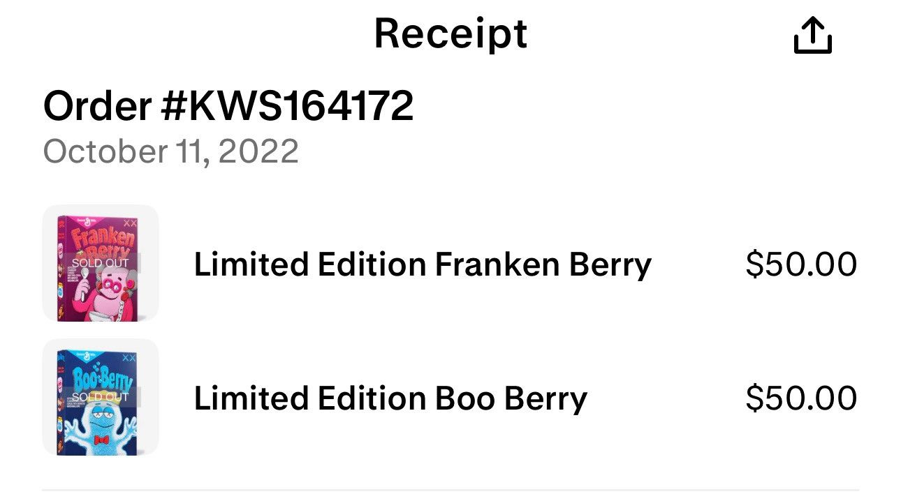 Kaws Kaws cereal collectible Size ONE SIZE - 3 Thumbnail