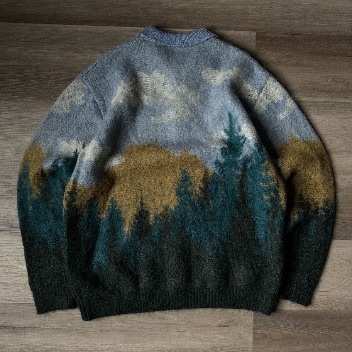 KITH × NEEDLES MOHAIR POLO SWEATER Lサイズ