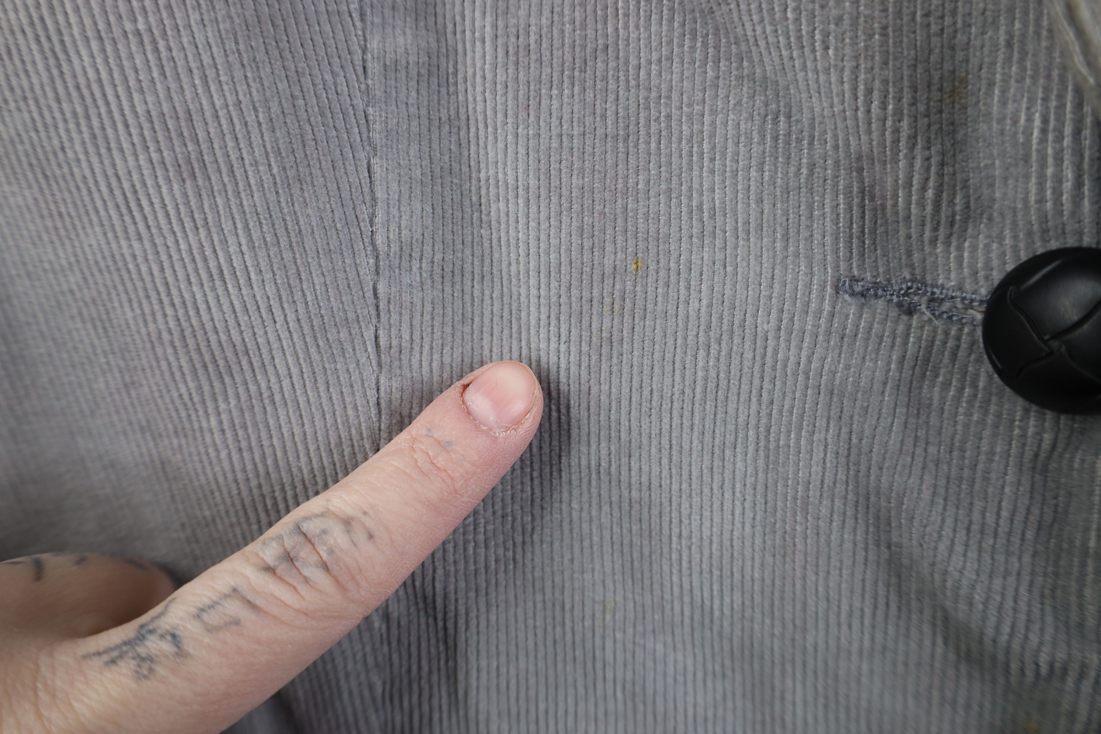 Vintage Vintage 90s Streetwear Corduroy Suit Coat Blazer Jacket Gray Size XL / US 12-14 / IT 48-50 - 6 Thumbnail