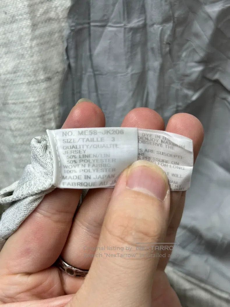 Issey Miyake Issey Miyake Patchwork ramie short sleeve Size L / US 10 / IT 46 - 7 Thumbnail