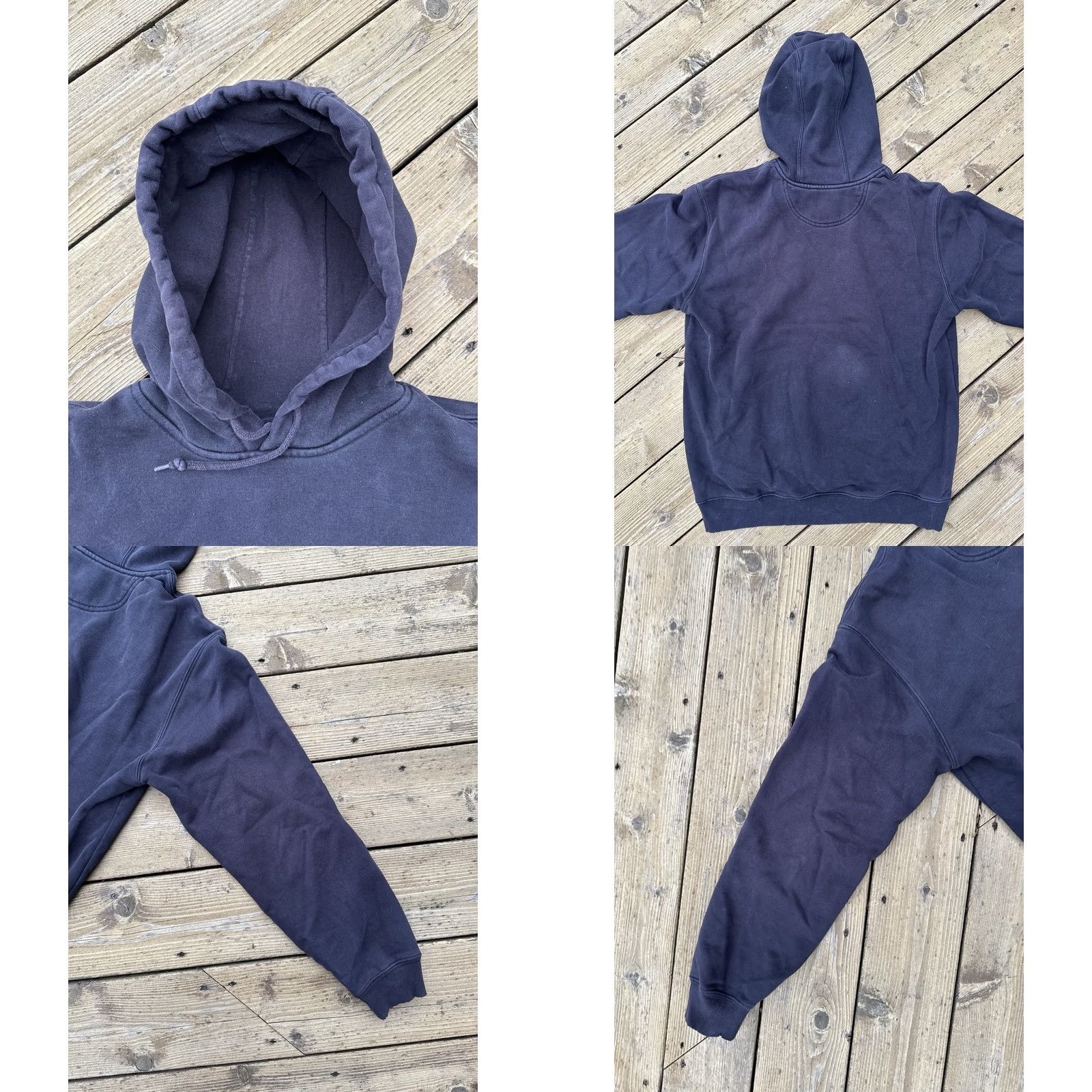 Carhartt Carhartt Hoodie L Faded Black Distressed Heavyweight Workwear Hooded Size US L / EU 52-54 / 3 - 8 Thumbnail