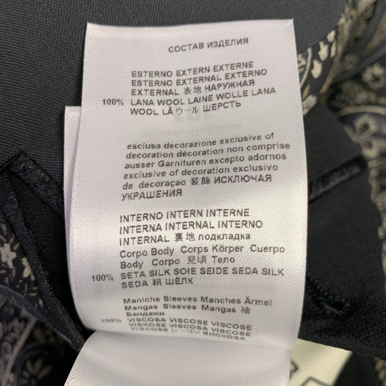 Etro Size 42 Giacche Black Beaded Wool Notch Lapel Sport Coat Size 42R - 10 Thumbnail