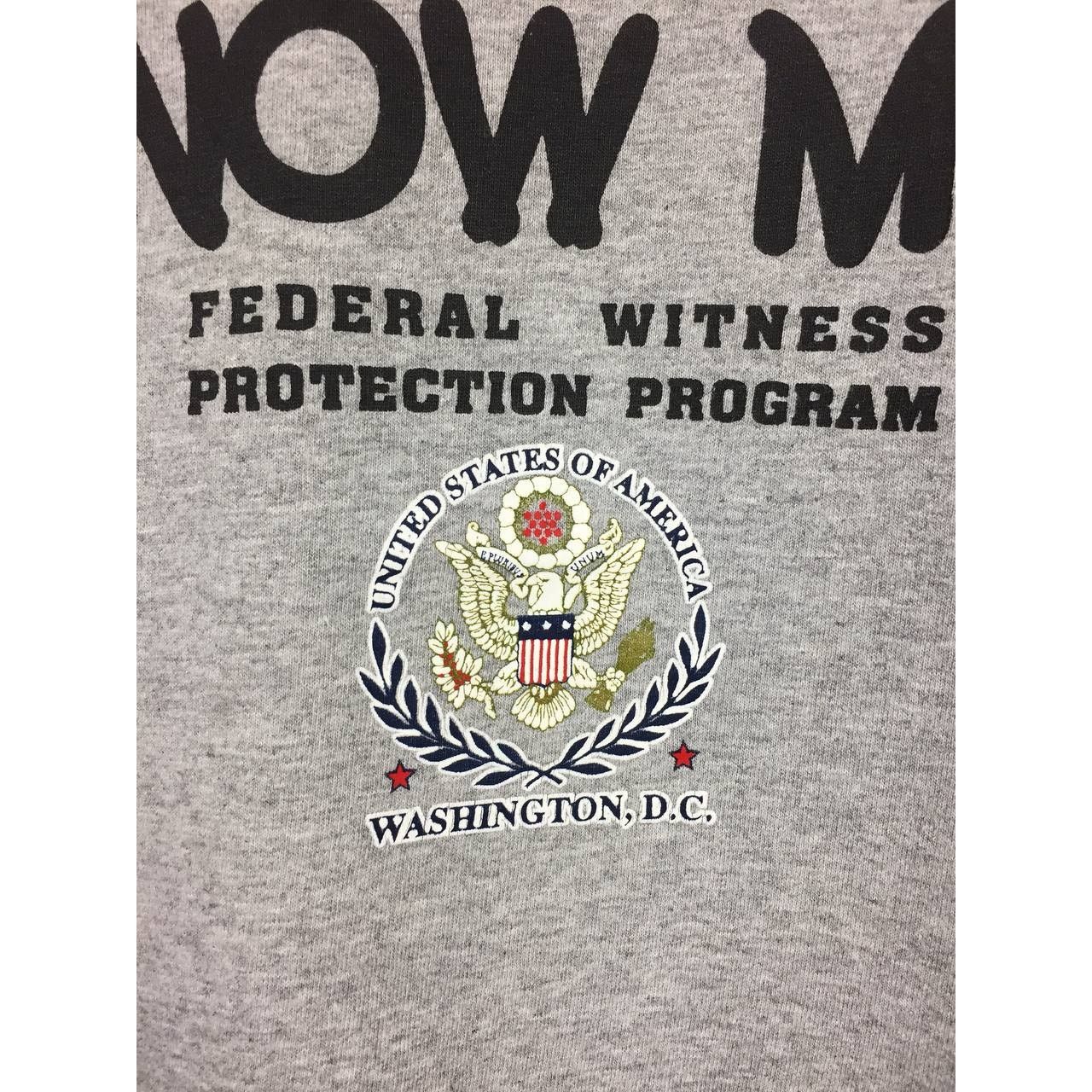 Delta × Vintage Vtg Federal Witness Protection Program You Don't Know Me Tee Size US M / EU 48-50 / 2 - 4 Thumbnail
