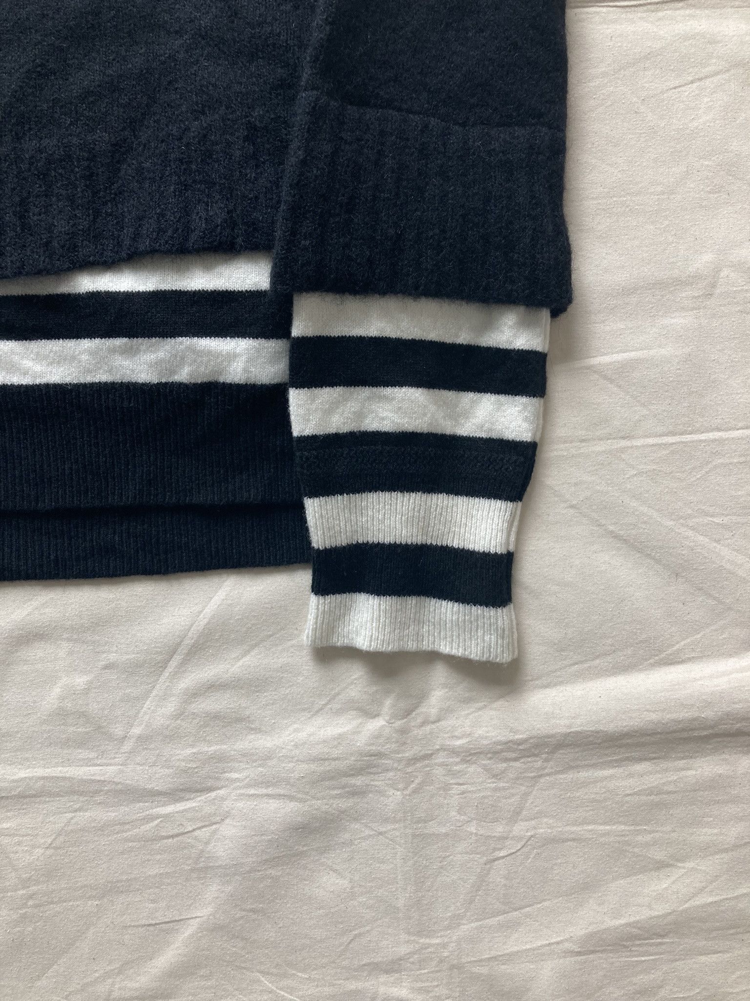 Haider Ackermann FW2018 Double Layer Knit Sweater Size US S / EU 44-46 / 1 - 3 Thumbnail