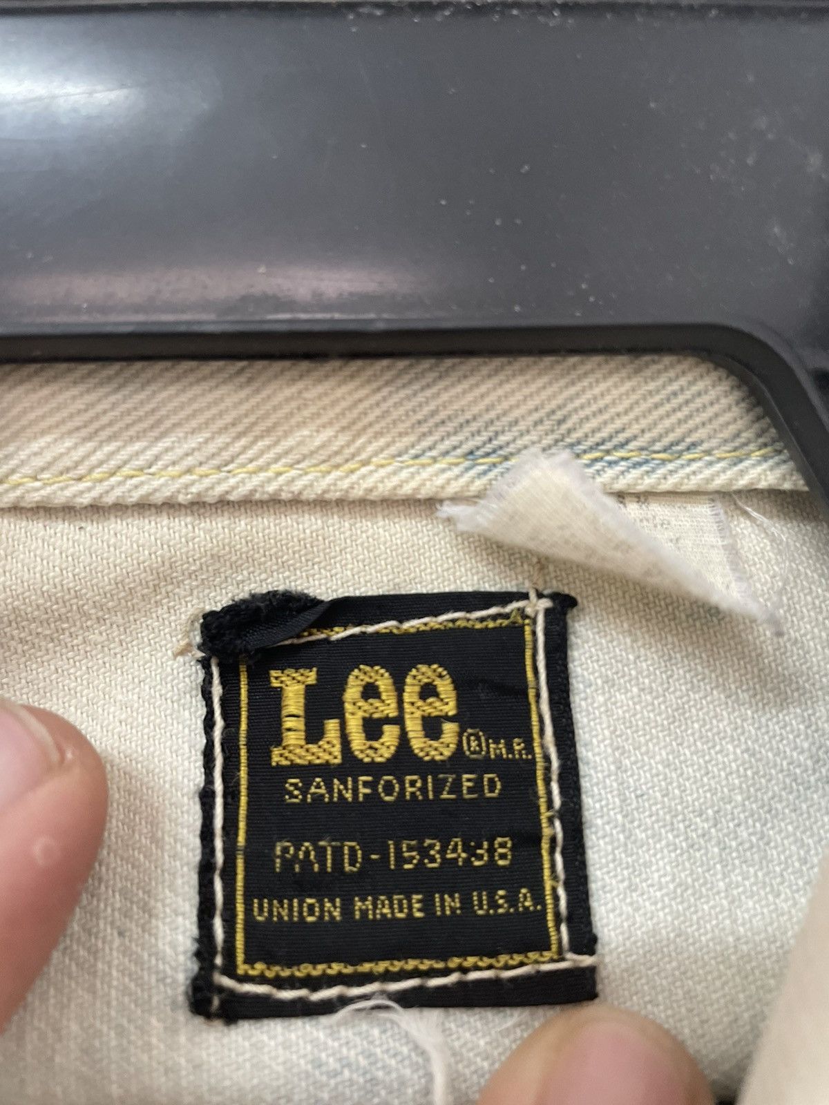 Lee VINTAGE 70s LEE PATD DENIM JACKET Size US S / EU 44-46 / 1 - 8 Thumbnail