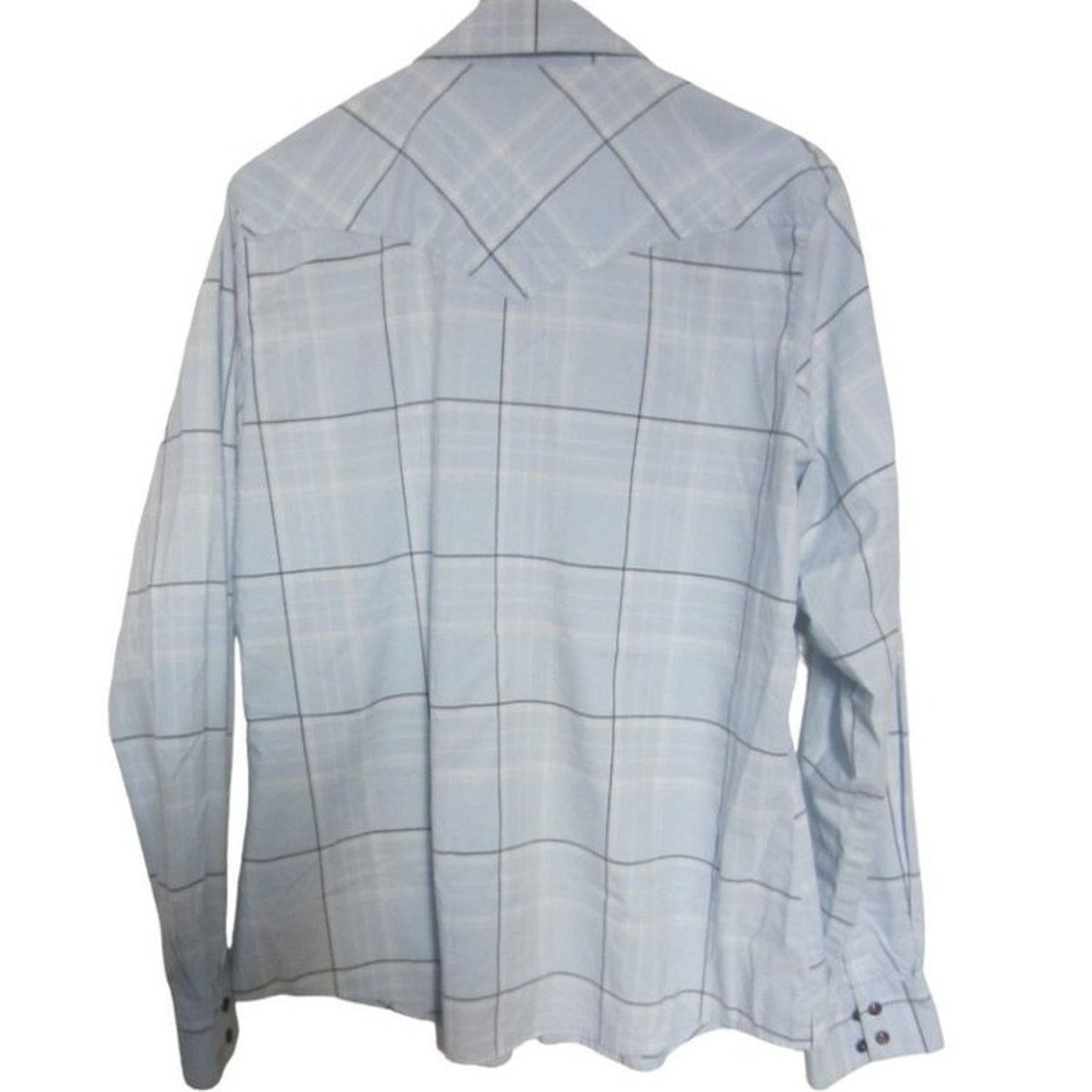 Other Vintage Western Plaid Snap Button Shirt Blue Rockies XL Size US XL / EU 56 / 4 - 6 Thumbnail