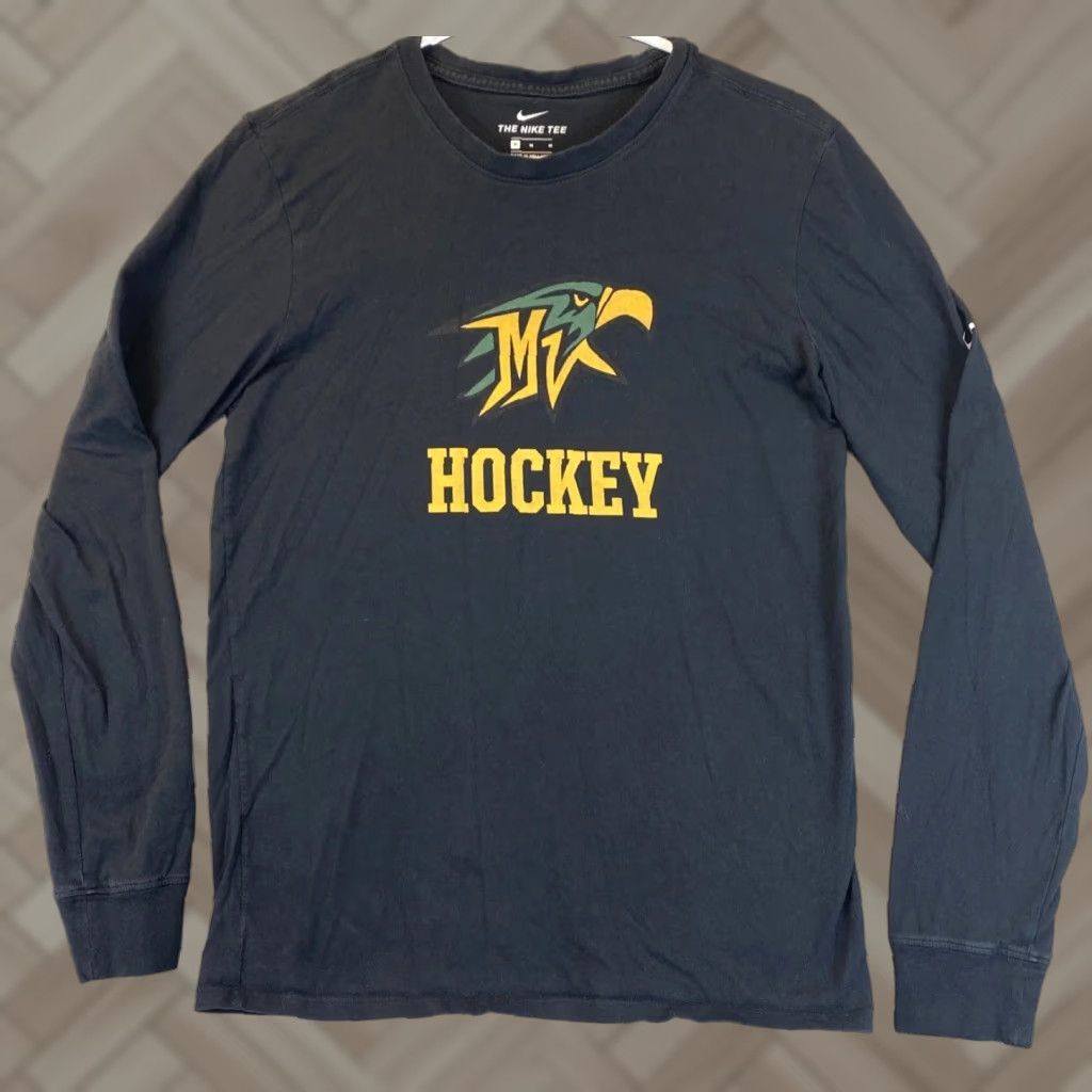 Nike NIKE Men's Hockey Long Sleeve T-Shirt M Black 70-12 Size US M / EU 48-50 / 2 - 1 Thumbnail