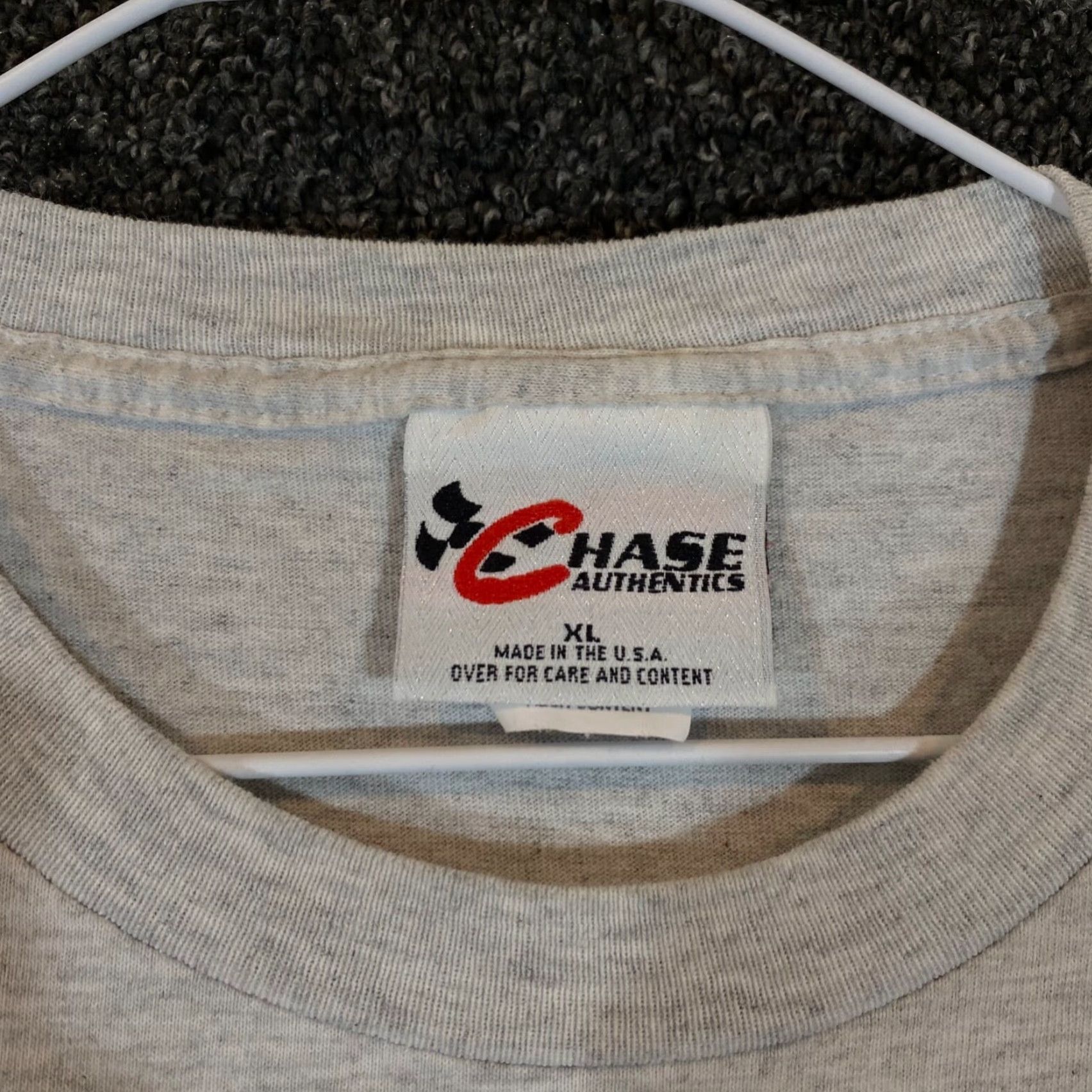 Chase Authentics VINTAGE Dale Earnhardt Shirt Mens M Gray Nascar Short Sleeve 1990s #3 Logo Cotton T-Shirt Size US M / EU 48-50 / 2 - 3 Thumbnail