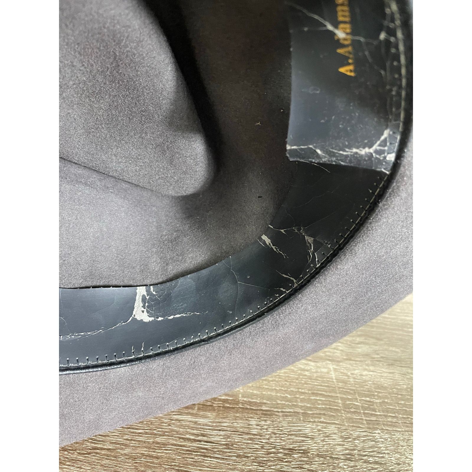 Vintage A. Adams & Spire Fur Felt Western Cowboy Hat Gray Size ONE SIZE - 13 Thumbnail