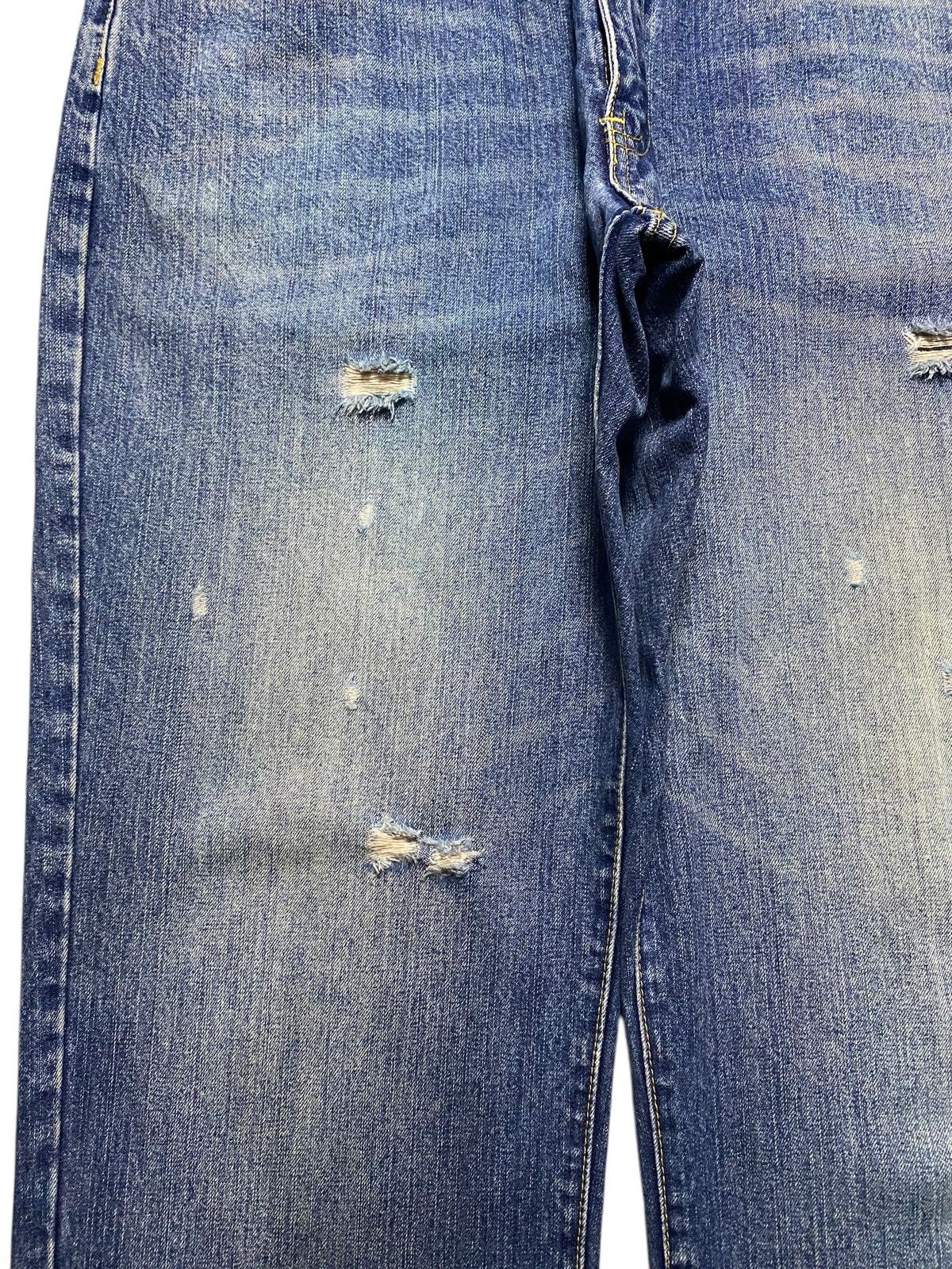 Japanese Brand Vintage Japanese Brand Amore Puro Blue Wash Distressed Jeans Size US 32 / EU 48 - 9 Thumbnail