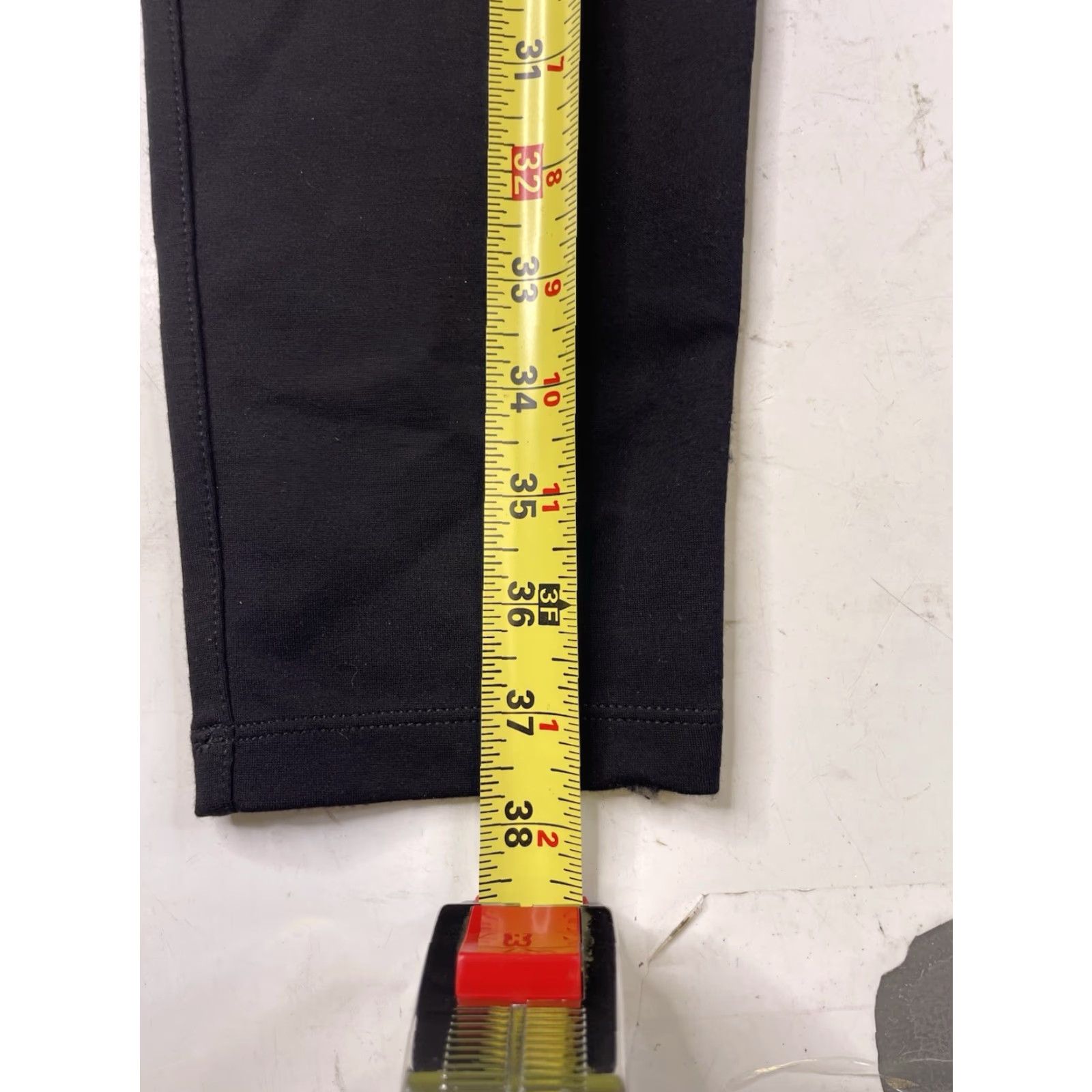 Vintage Betabrand Dress Pants Womens Medium Black Tapered Knit Classic Regular Flat Front Wide Range “No rips or stains” (omit quotes) Size 32" / US 10 / IT 46 - 3 Thumbnail