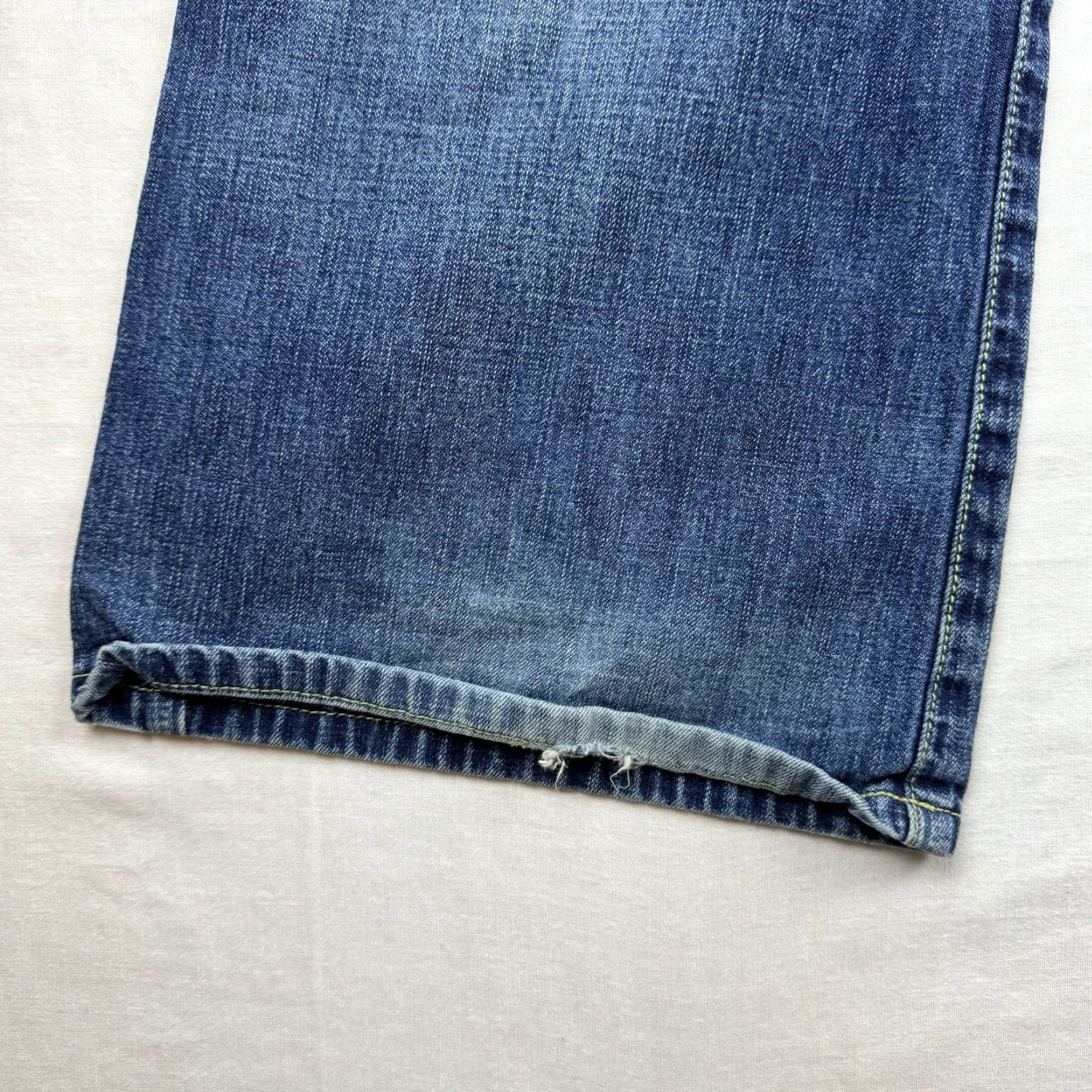 Vintage VINTAGE Buffalo Y2K Jeans Womens 29 Blue Flared Hipster Low Waist 1930i Size 29" - 4 Thumbnail