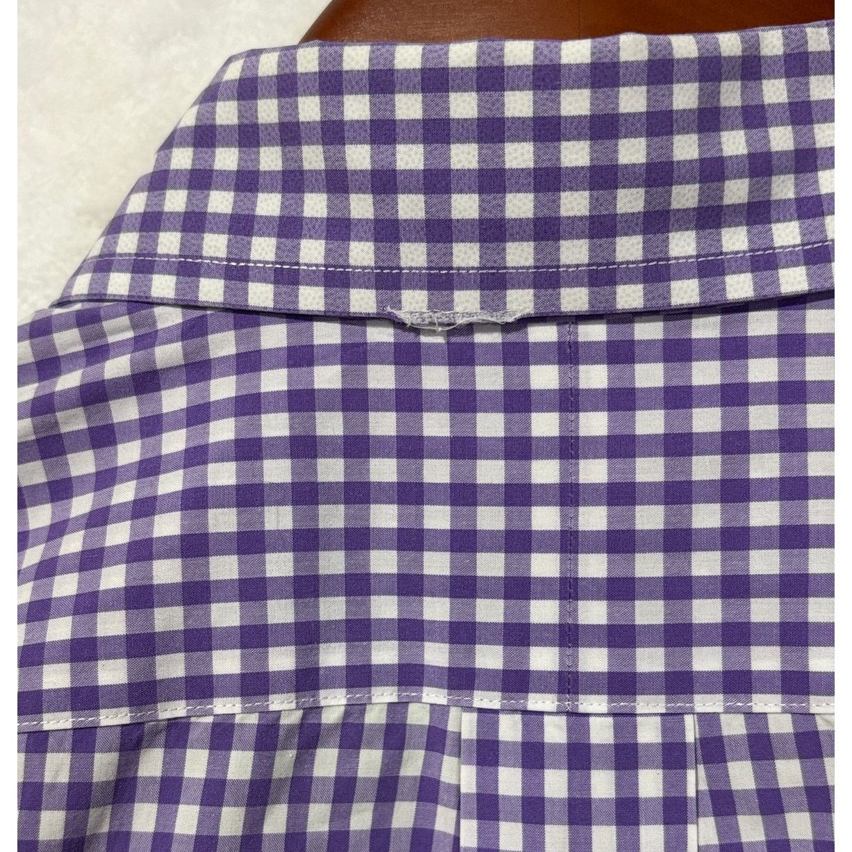 Ralph Lauren RALPH LAUREN Men’s Purple-White Check Casual Dress Shirt | L Size US L / EU 52-54 / 3 - 5 Thumbnail
