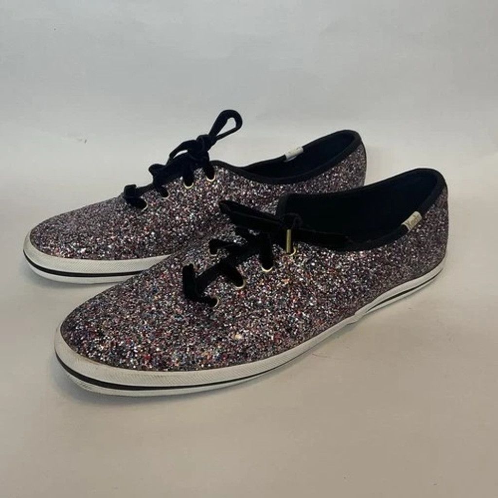 Kate Spade Kate Spade Keds Lace Up Champion Glitter Sneakers Women 10 Size US 10 / IT 40 - 1 Thumbnail