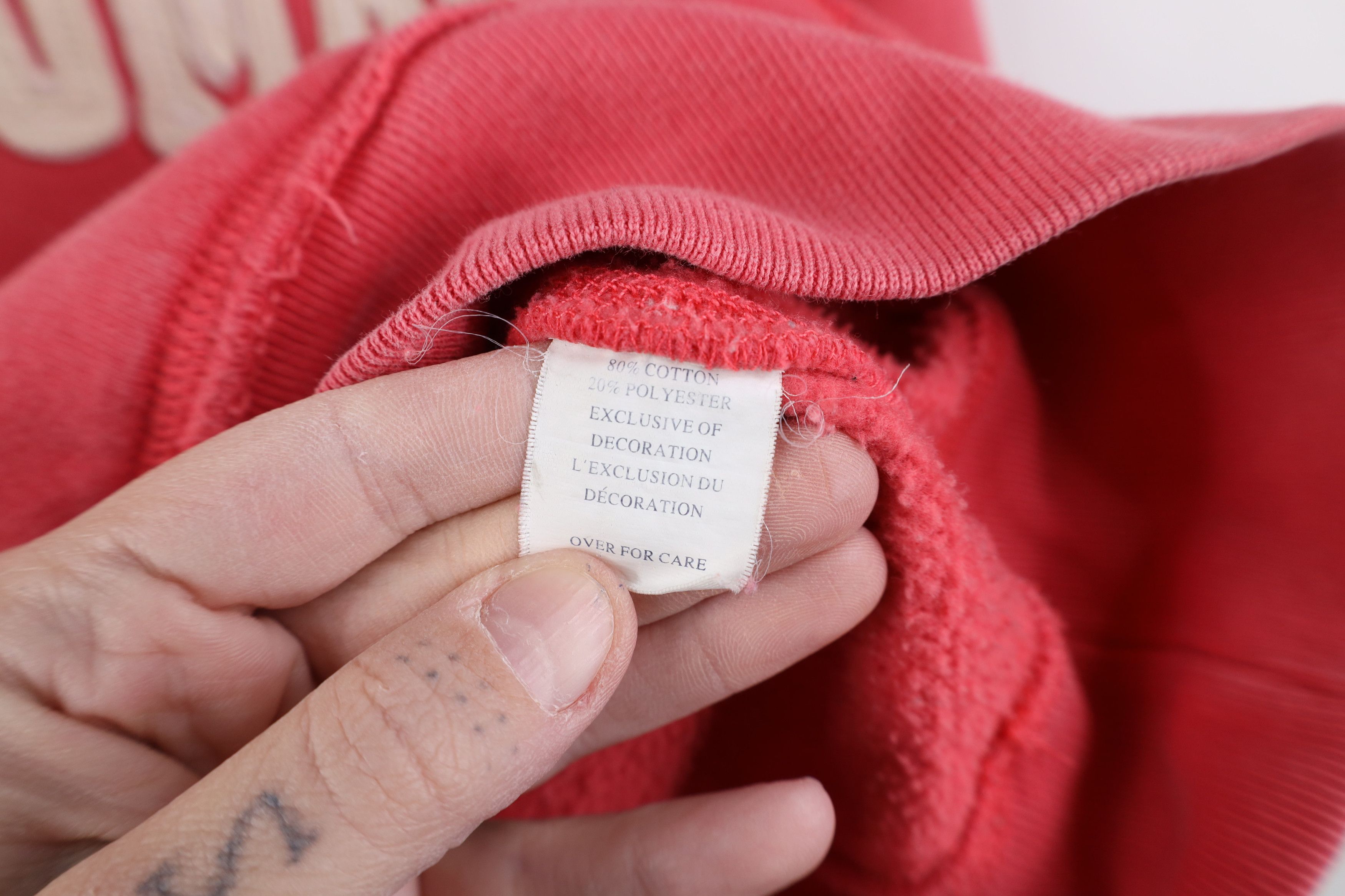 Abercrombie & Fitch Vintage 90s Y2K Abercrombie & Fitch Hoodie Sweatshirt Pink Size M / US 6-8 / IT 42-44 - 10 Thumbnail