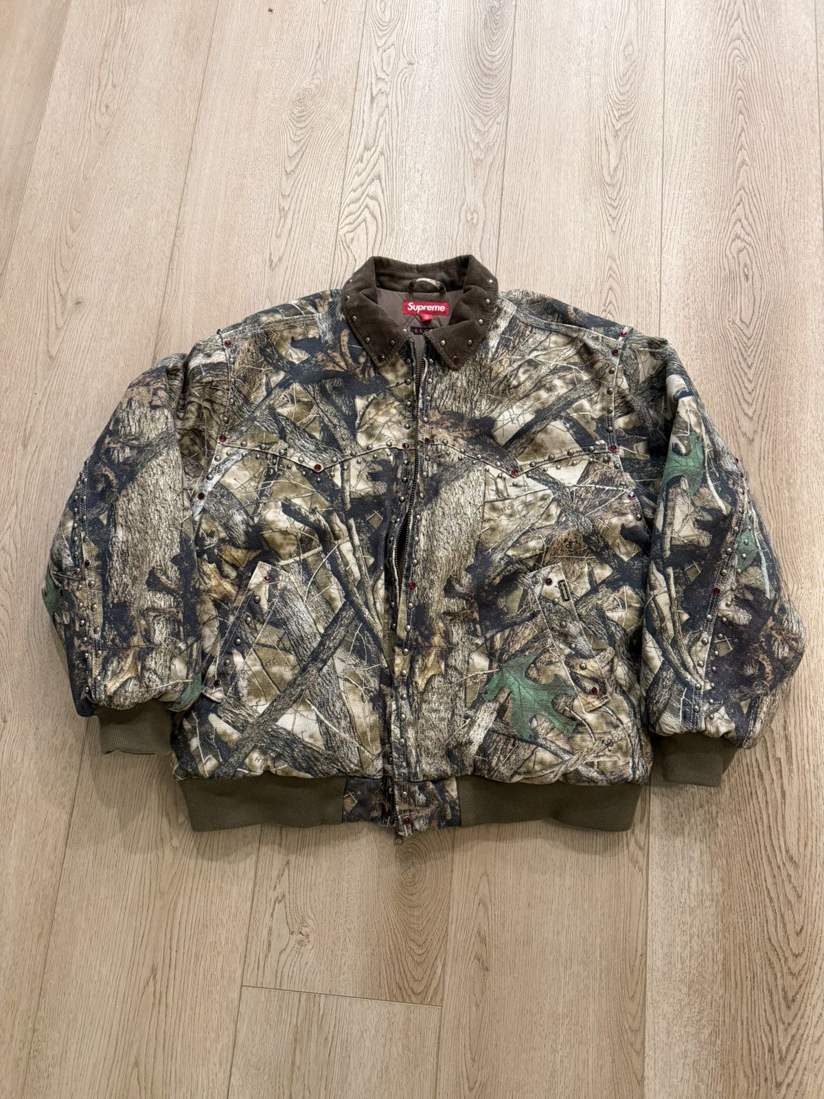 Supreme Supreme®/b.b. Simon Studded Work Jacket Size US XL / EU 56 / 4 - 1 Thumbnail
