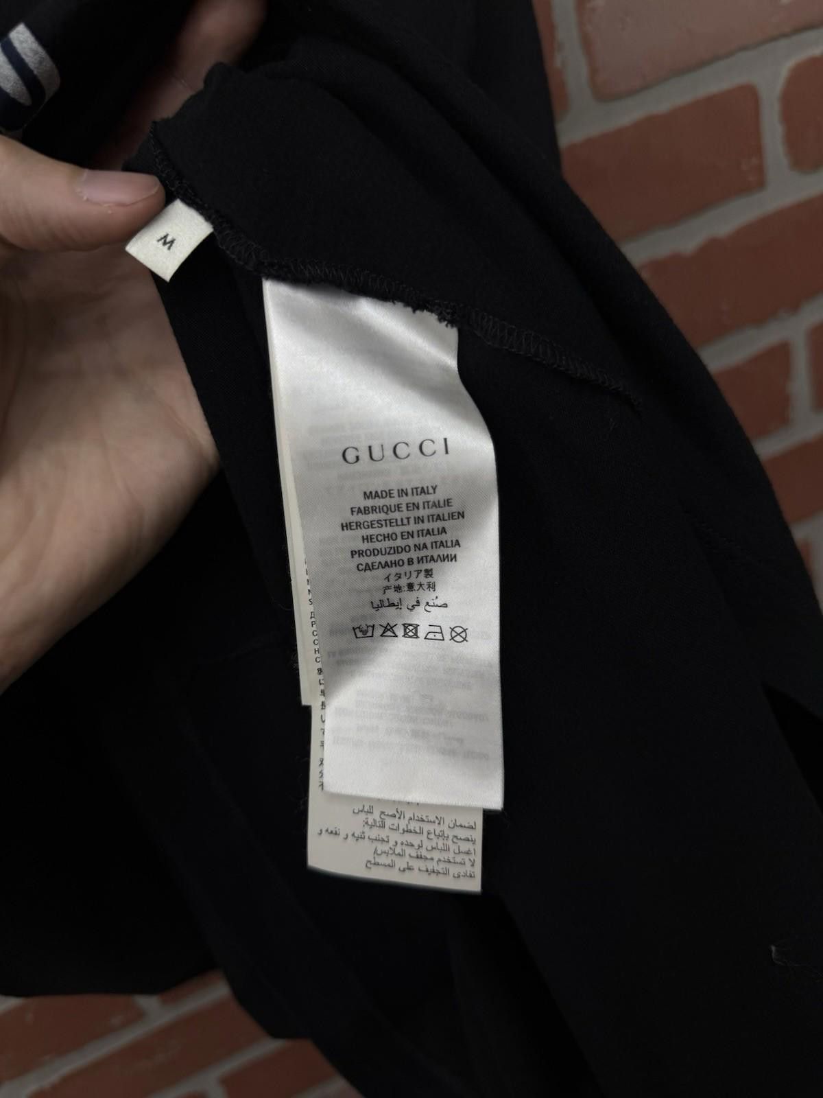 Gucci GUCCI Lion Embroidered T-shirt Size Medium “Tiny Holes” Size US M / EU 48-50 / 2 - 6 Thumbnail