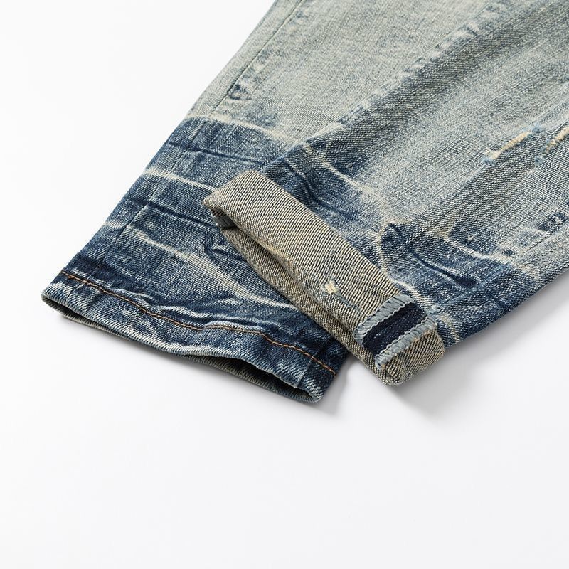Dolce & Gabbana × Vintage Dolce&Gabbana Low Rise Y2K Dirty Distressed Vintage Jeans Size US 34 / EU 50 - 5 Thumbnail