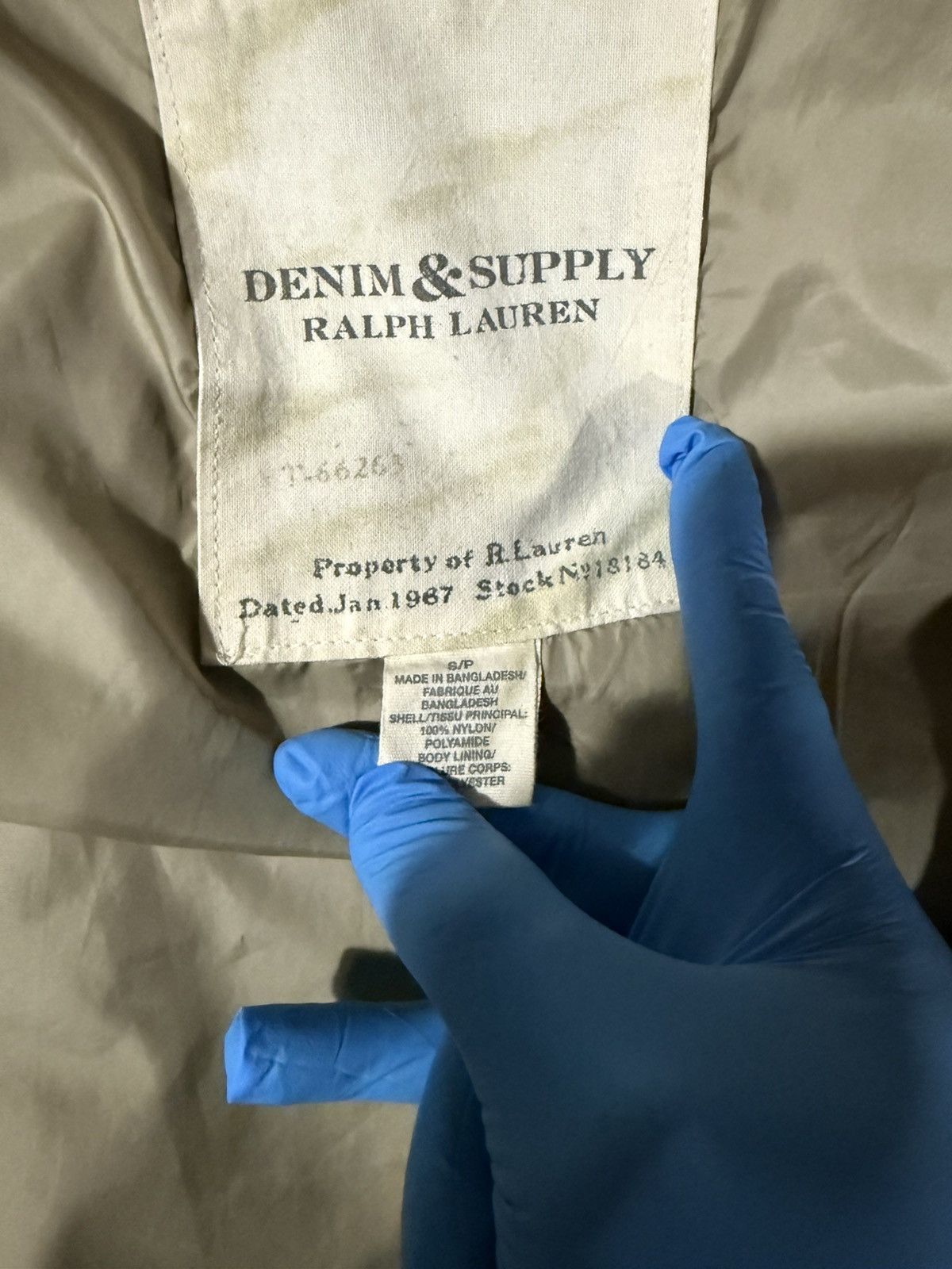 Denim & Supply Ralph Lauren Denim & Supply Ralph Lauren Men's Beige Hooded Jacket Size US S / EU 44-46 / 1 - 7 Thumbnail