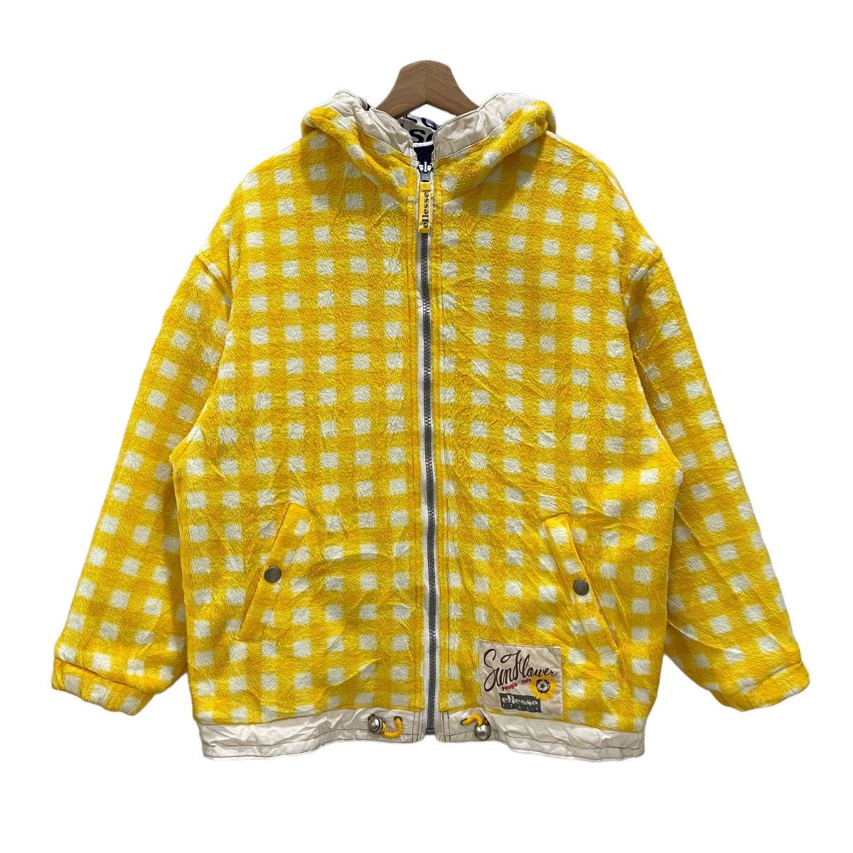 Ellesse × Vintage Vintage Ellesse Sunflower Perugia Reversible Hoodie Jacket Size US M / EU 48-50 / 2 - 2 Thumbnail