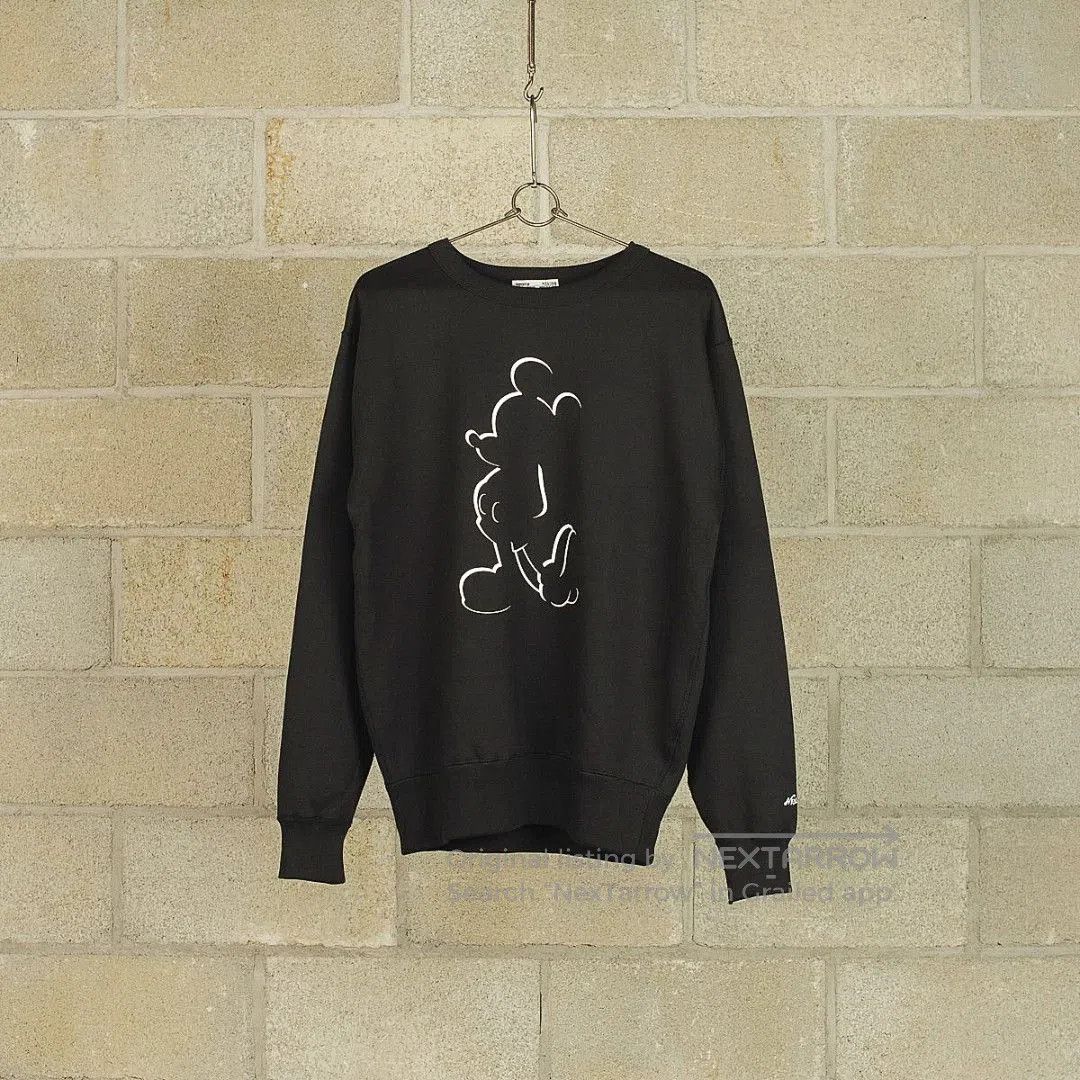 NEXUSVII black mickey crew neck sweatshirt by nexusvii. Size US L / EU 52-54 / 3 - 1 Thumbnail