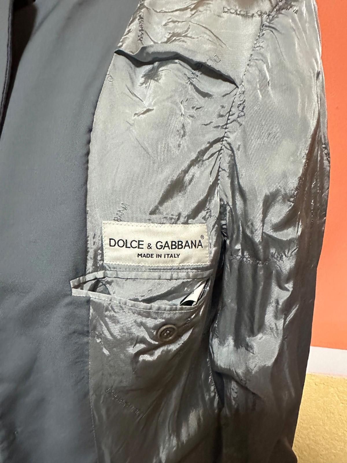 Dolce & Gabbana Dolce & Gabbana Charcoal Black Gray Suit Jacket Blazer Italy Size 48R - 6 Thumbnail