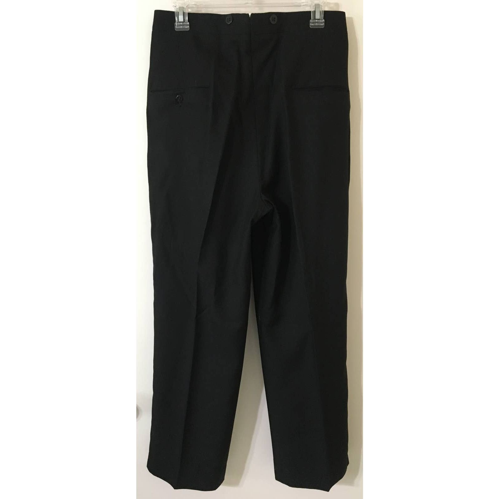 After Six After Six by Rudofker Large Blak Tuxedo Jacket Pleated Pants Size 42R - 4 Thumbnail
