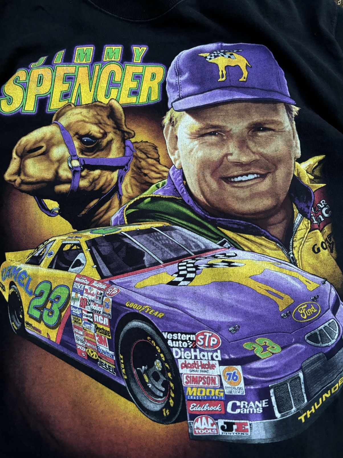 Camel × NASCAR Vintage 90s NASCAR T-Shirt Camel Racing Jimmy Spencer Size US XL / EU 56 / 4 - 8 Thumbnail