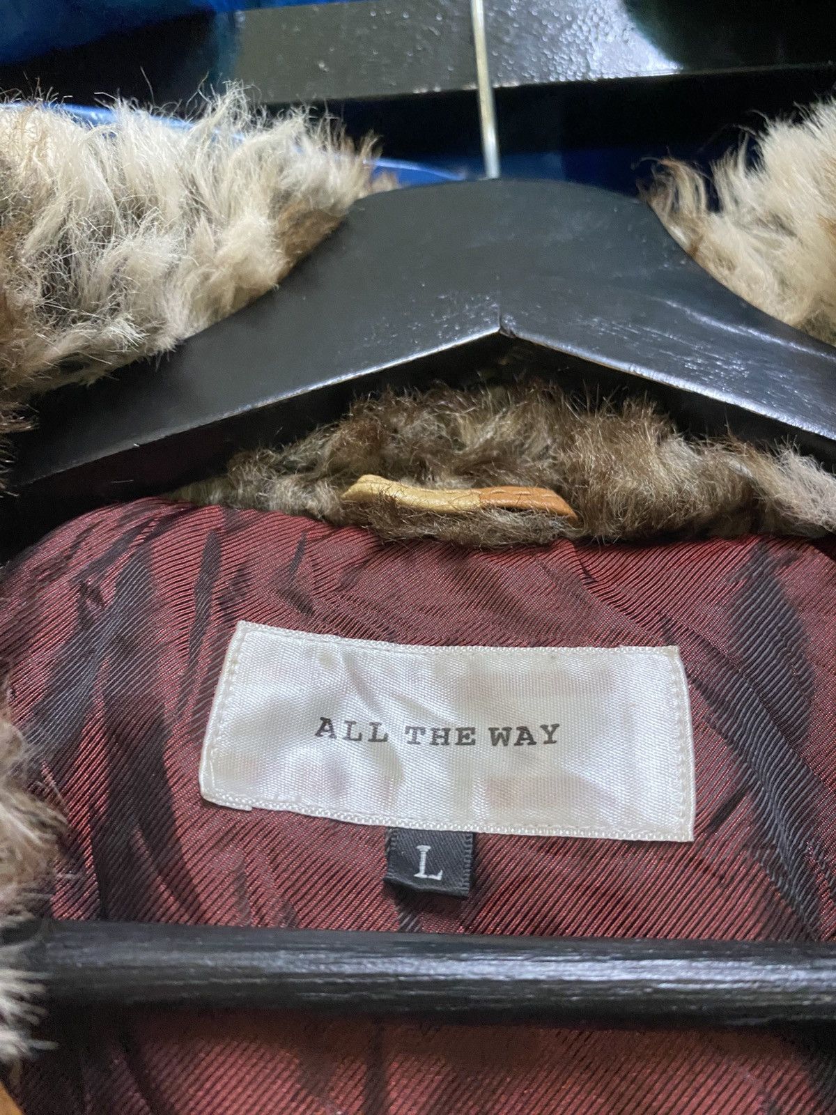 Japanese Brand Patchwork Leather Faux Fur Collar - “ALL THE WAY” Distressed Size M / US 6-8 / IT 42-44 - 9 Thumbnail
