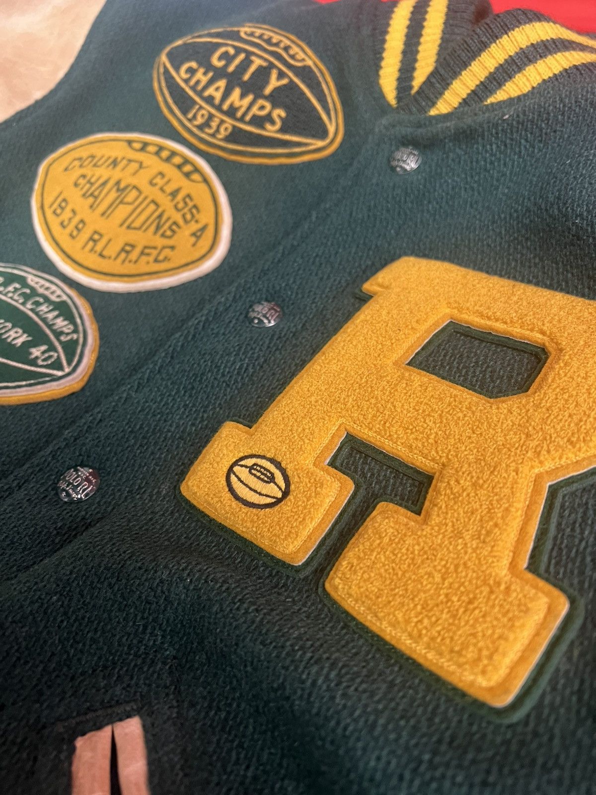 Polo Ralph Lauren Polo Ralph Lauren Varsity Letterman Jacket Size US S / EU 44-46 / 1 - 1 Thumbnail