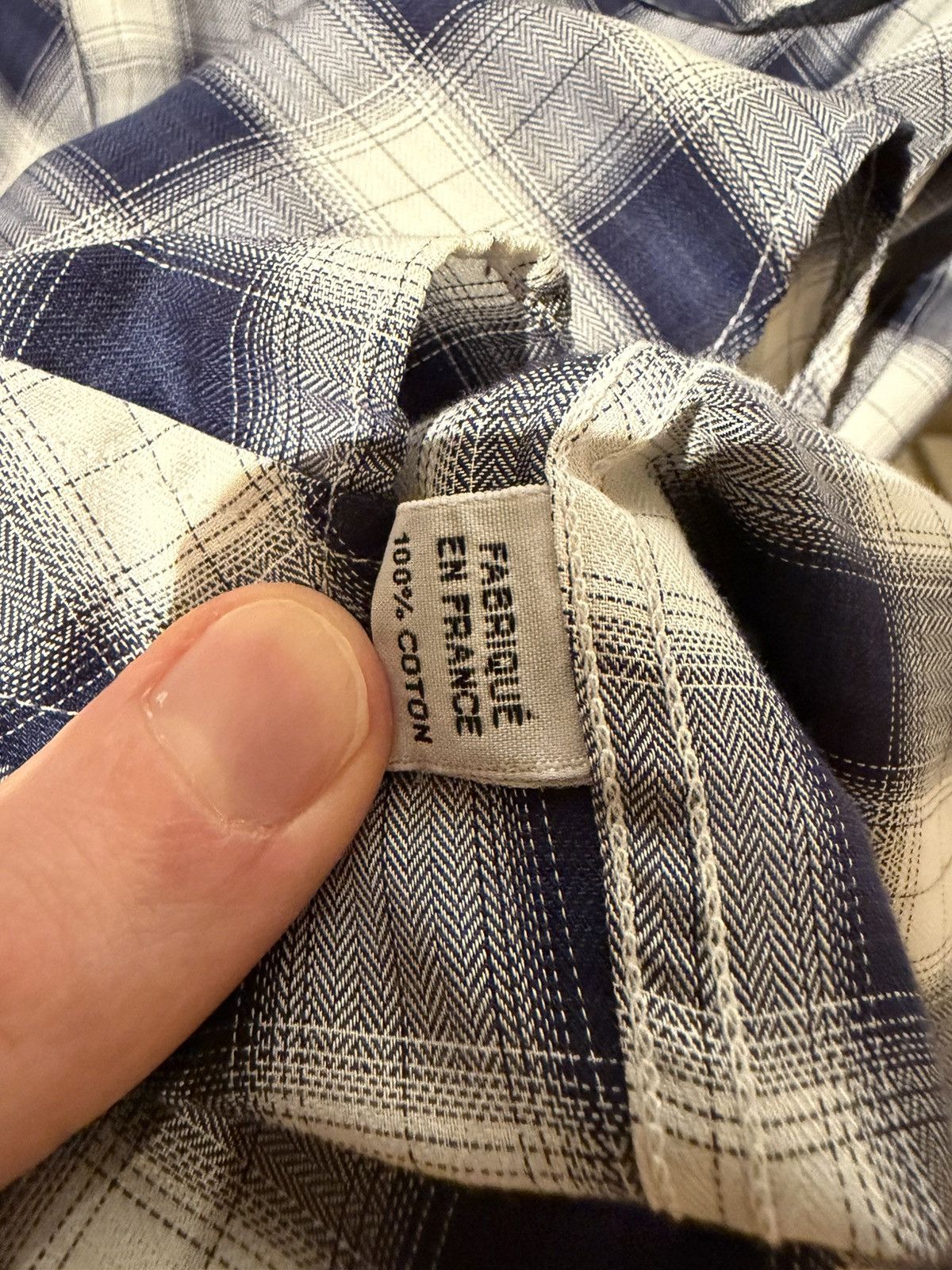 Balmain Decarnin era Balmain Plaid Shirt Size US S / EU 44-46 / 1 - 3 Thumbnail