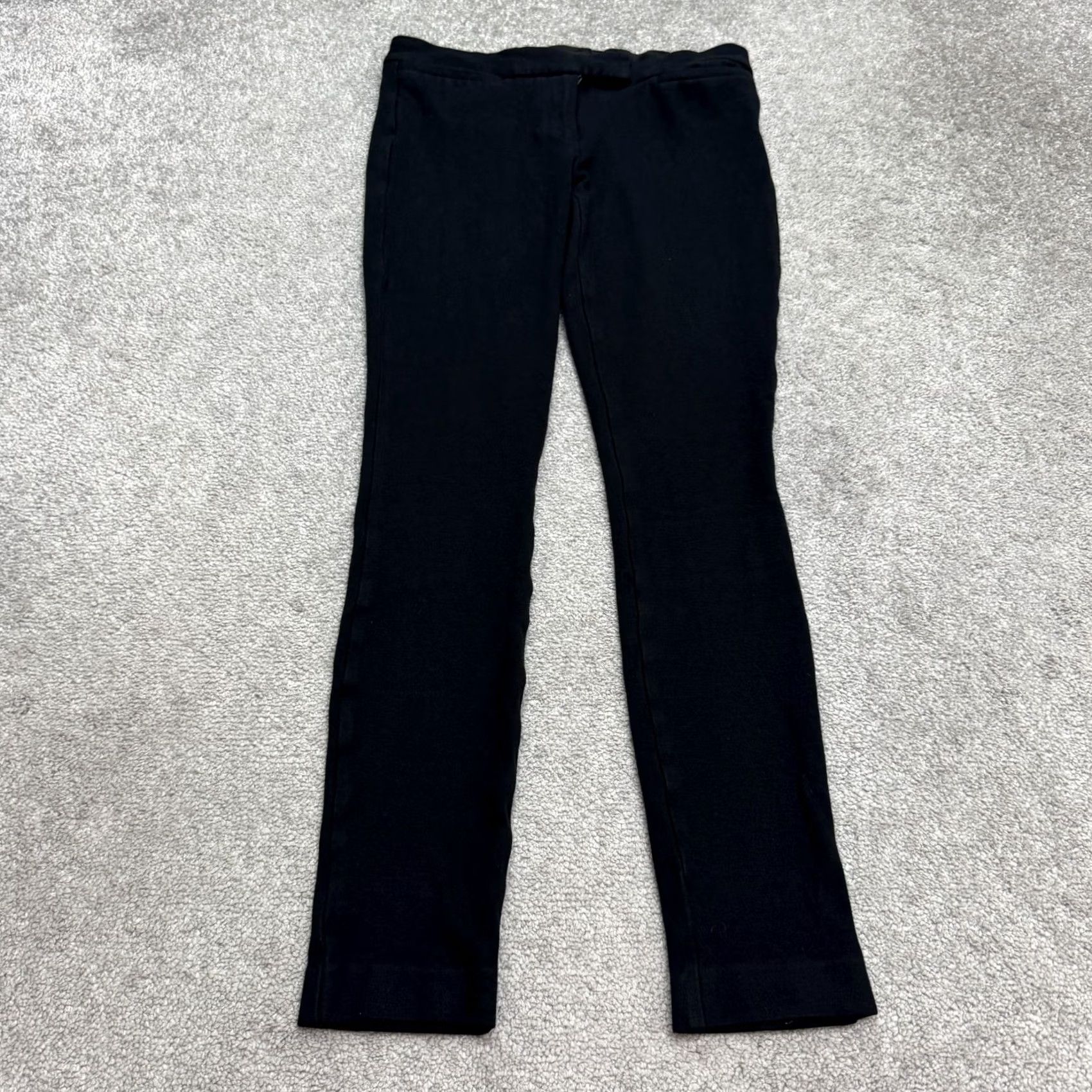 Theory Theory Leska K Classical Slim Ankle Trouser Pants Women 4 Black Mid Rise Stretch Pants Slim Ankle Black 90s Classic Womens Size 27" / US 4 / IT 40 - 2 Thumbnail