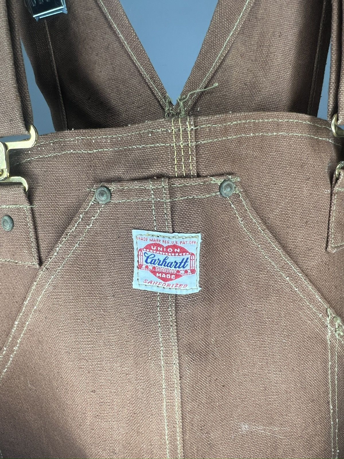VINTAGE 50s Carhartt Overalls Dead Stock NEW WITH TAG