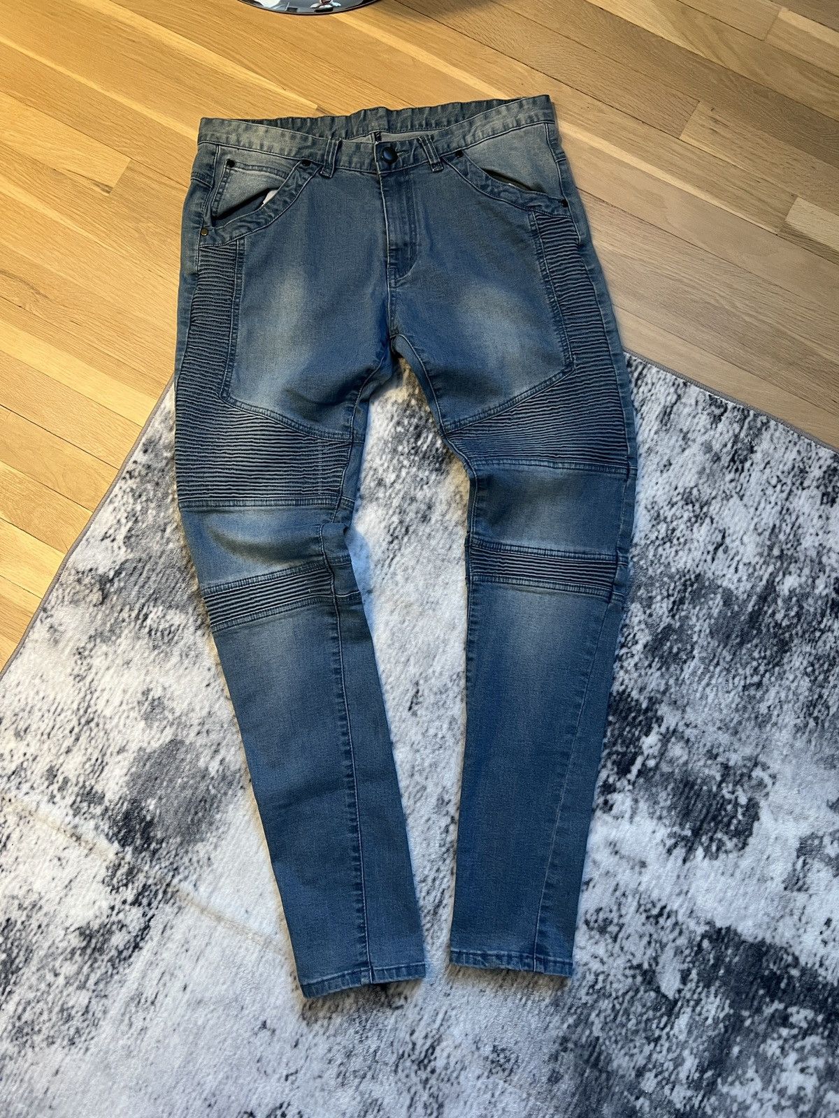 Represent Clo. Represent Clo Biker Denim Size 34 Size US 34 / EU 50 - 1 Thumbnail