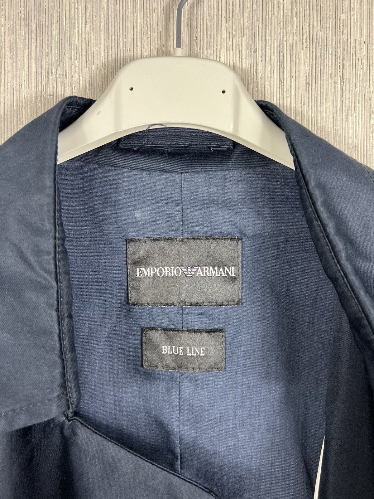 Emporio Armani Emporio Armani BlueLine asymmetrical cut jacket clips blazer Size US M / EU 48-50 / 2 - 20 Thumbnail