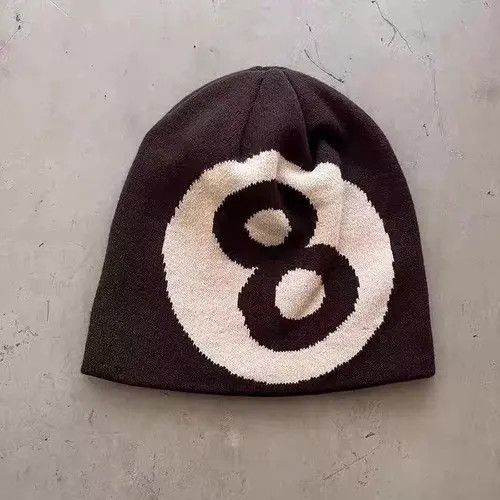 Japanese Brand × Vintage Brown y2k number 8 hat Size ONE SIZE - 4 Thumbnail